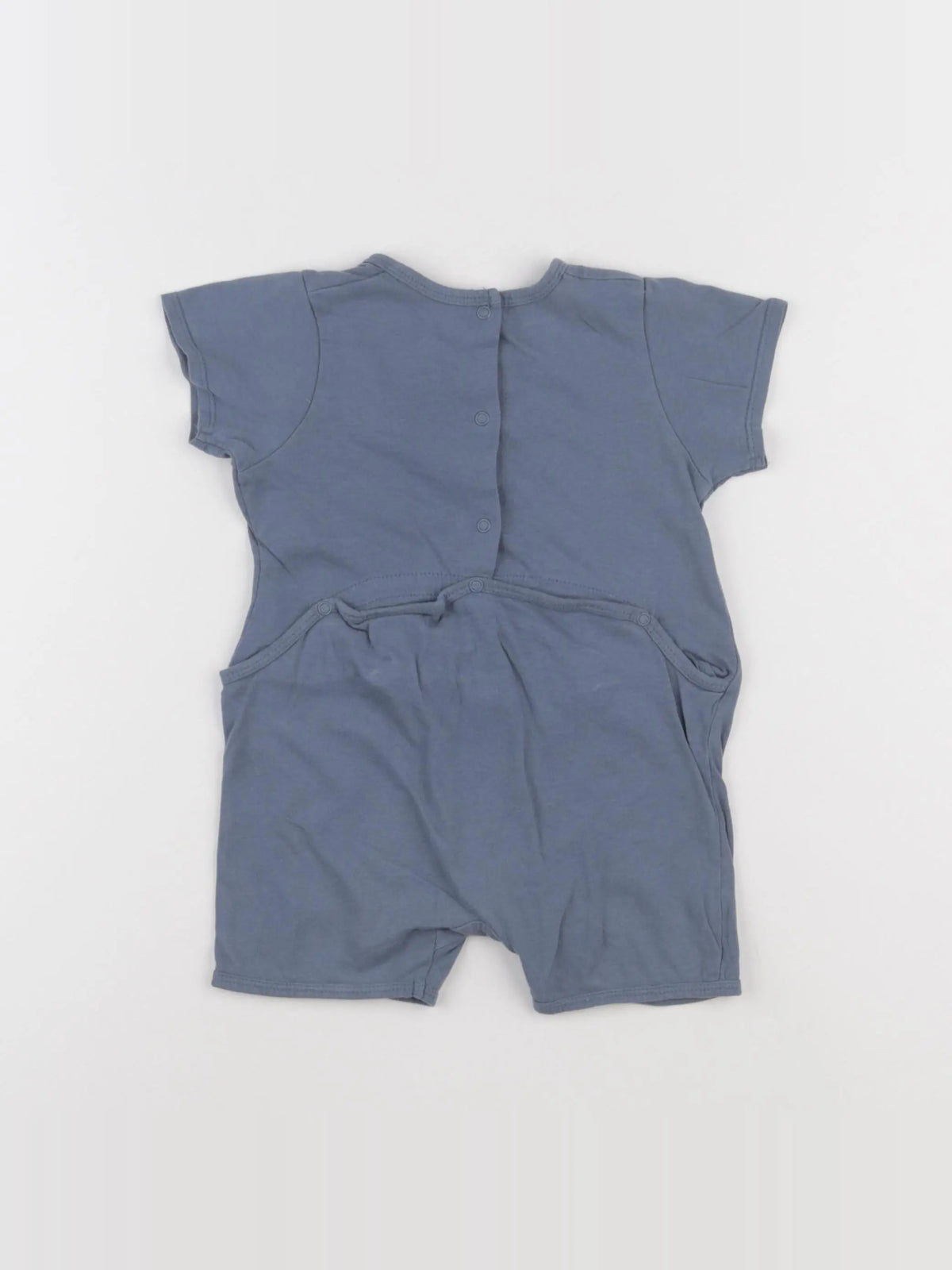 Vertbaudet - pyjama coton bleu - 18 mois