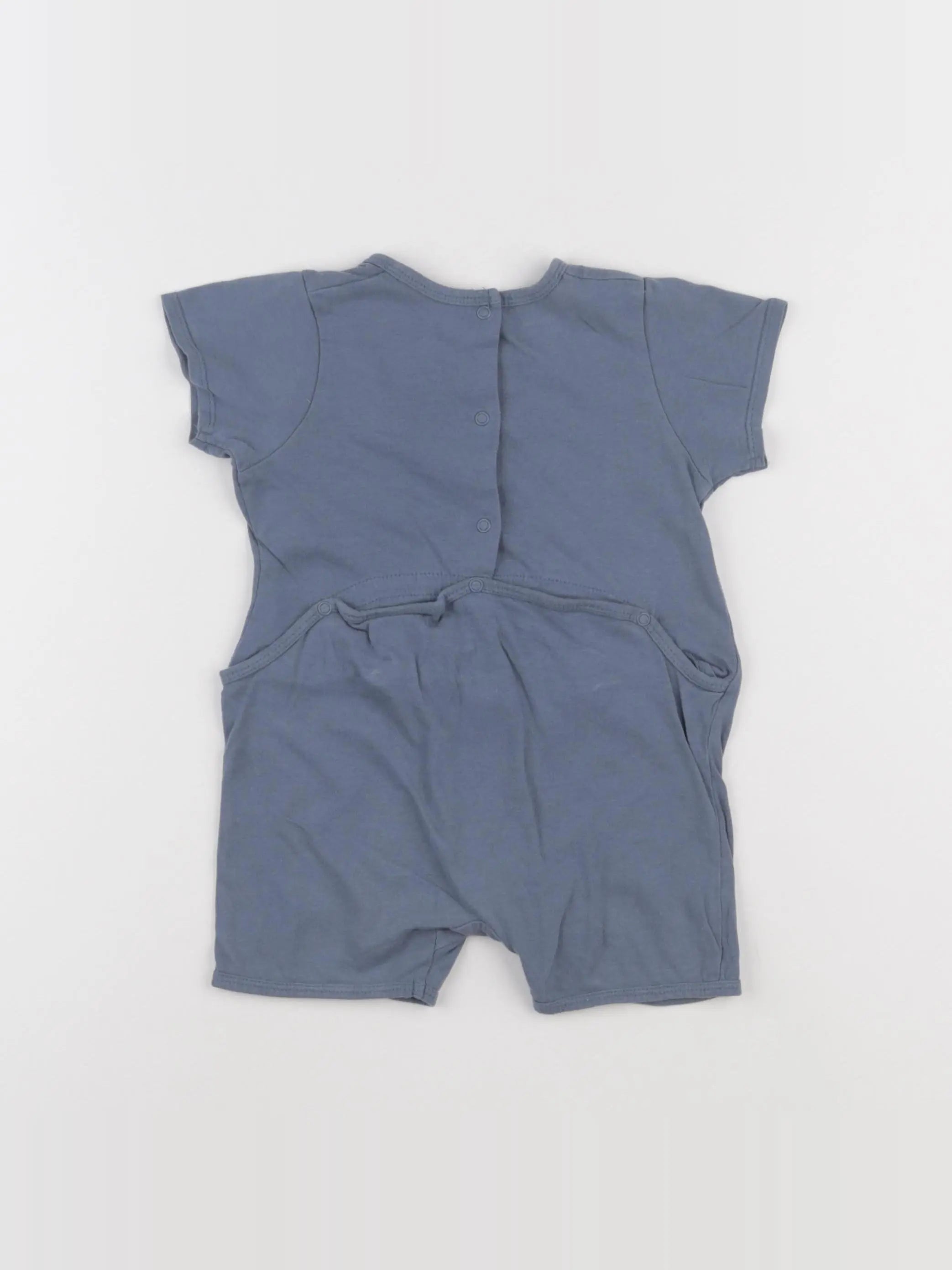 Vertbaudet - pyjama coton bleu - 18 mois