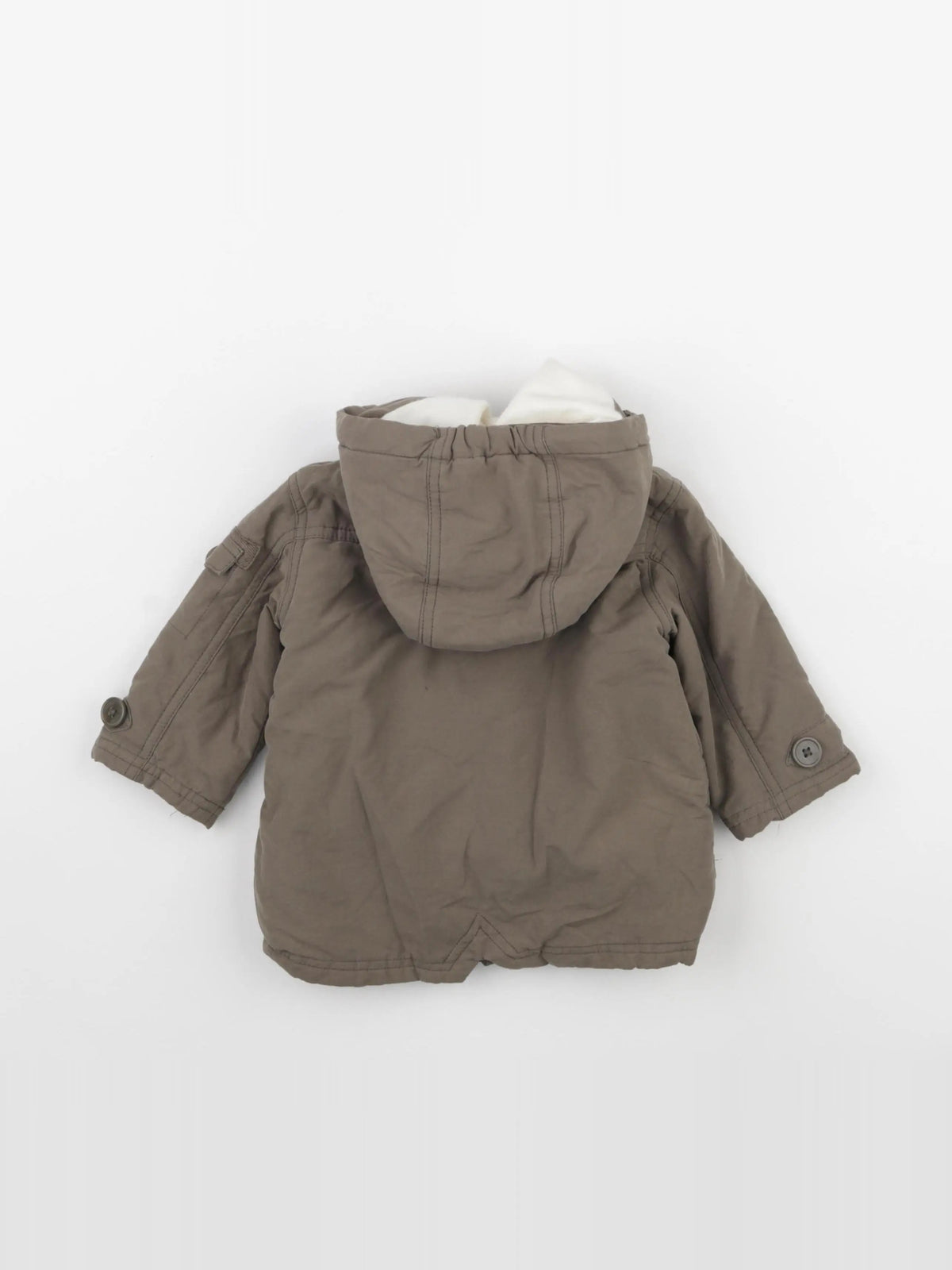 Vertbaudet - parka vert - 12 mois