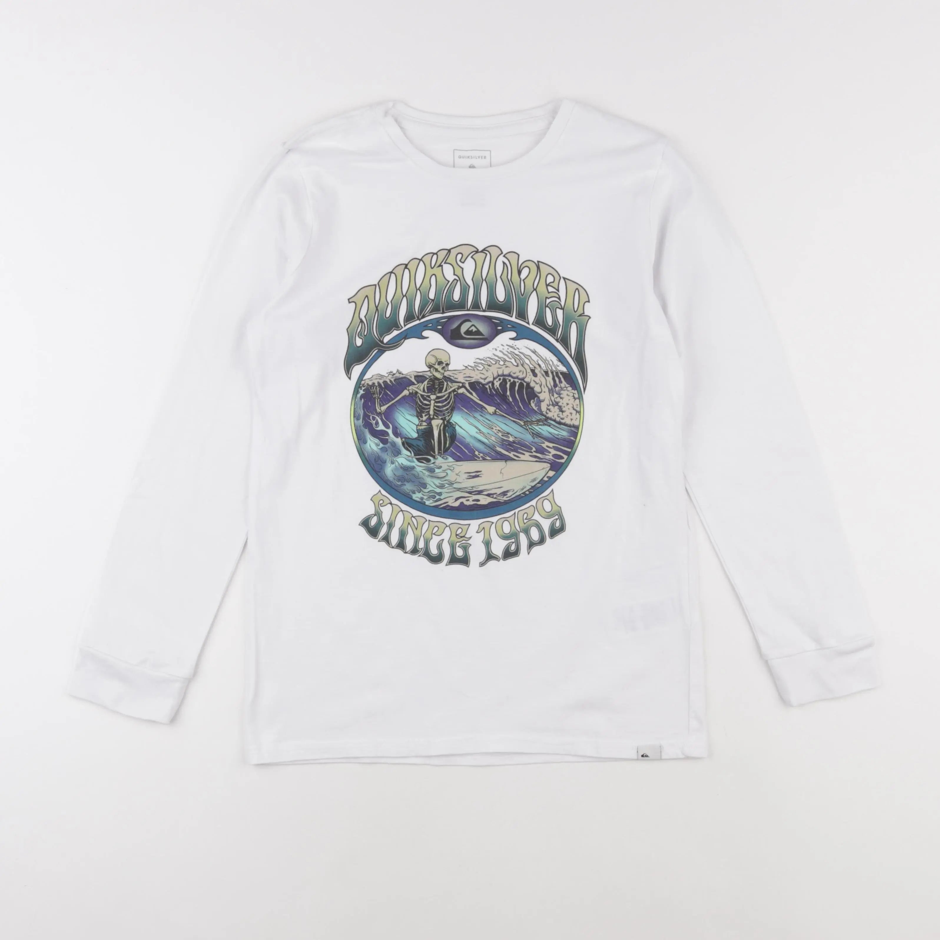 Quiksilver - tee-shirt blanc - 10 ans