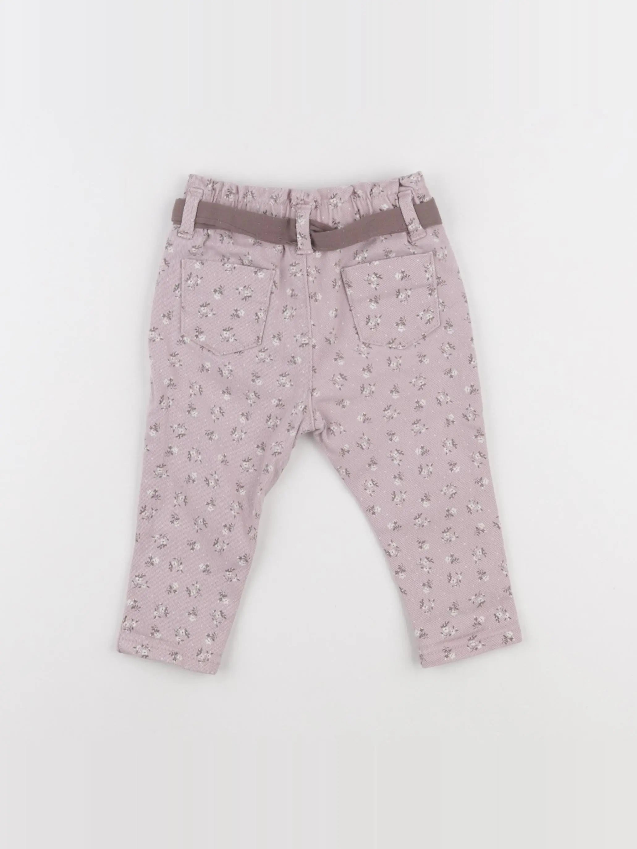 Vertbaudet - pantalon rose - 9 mois