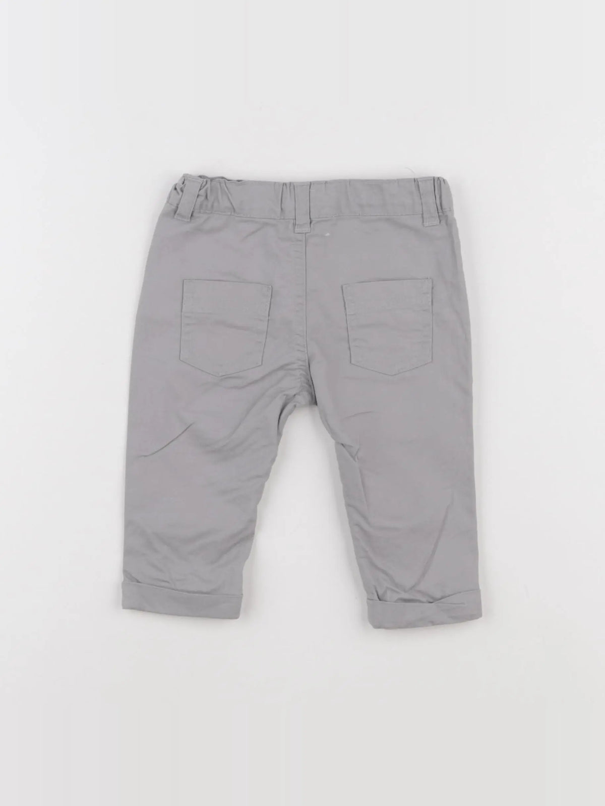 Vertbaudet - pantalon gris - 6 mois