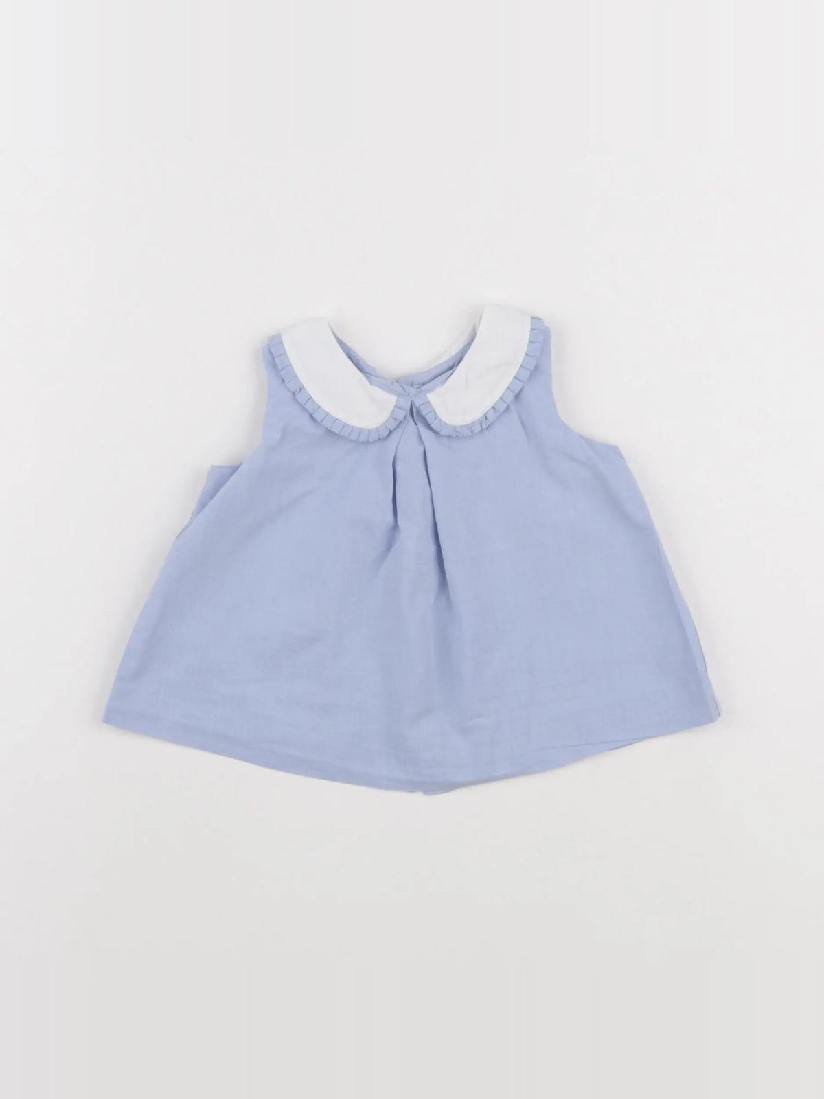 Jacadi - blouse bleu - 6 mois