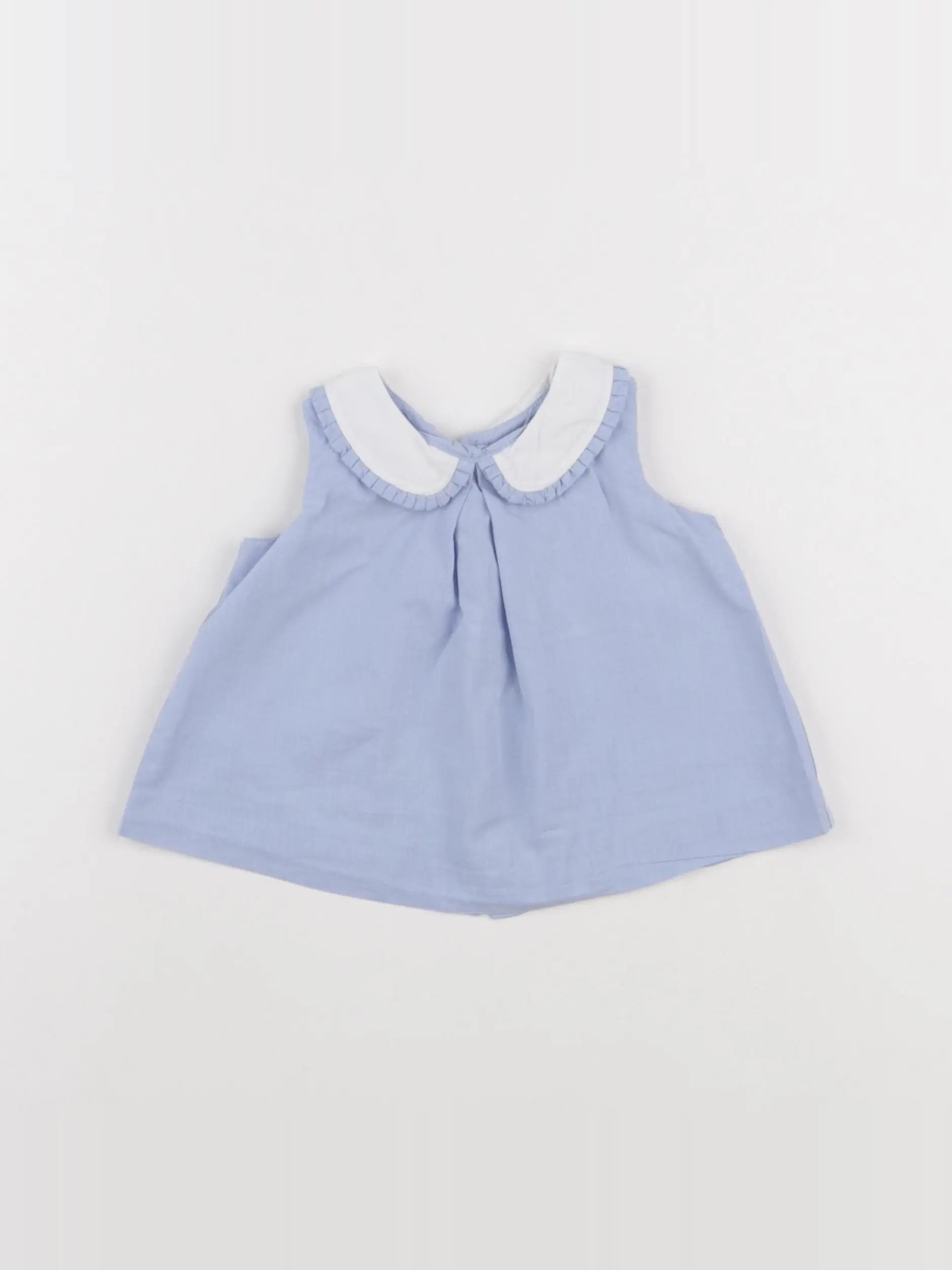 Jacadi - blouse bleu - 6 mois