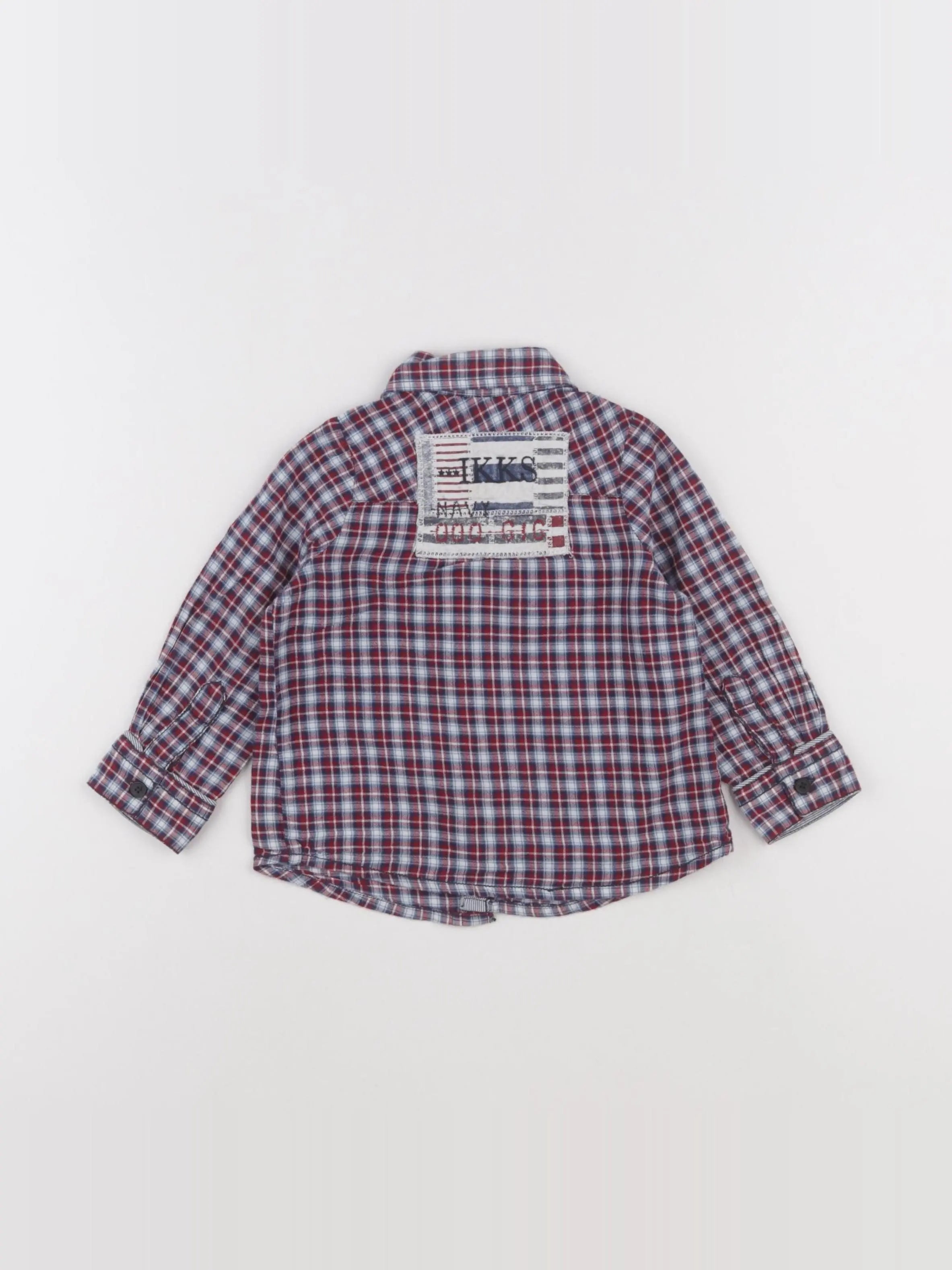 IKKS - chemise rouge - 12 mois