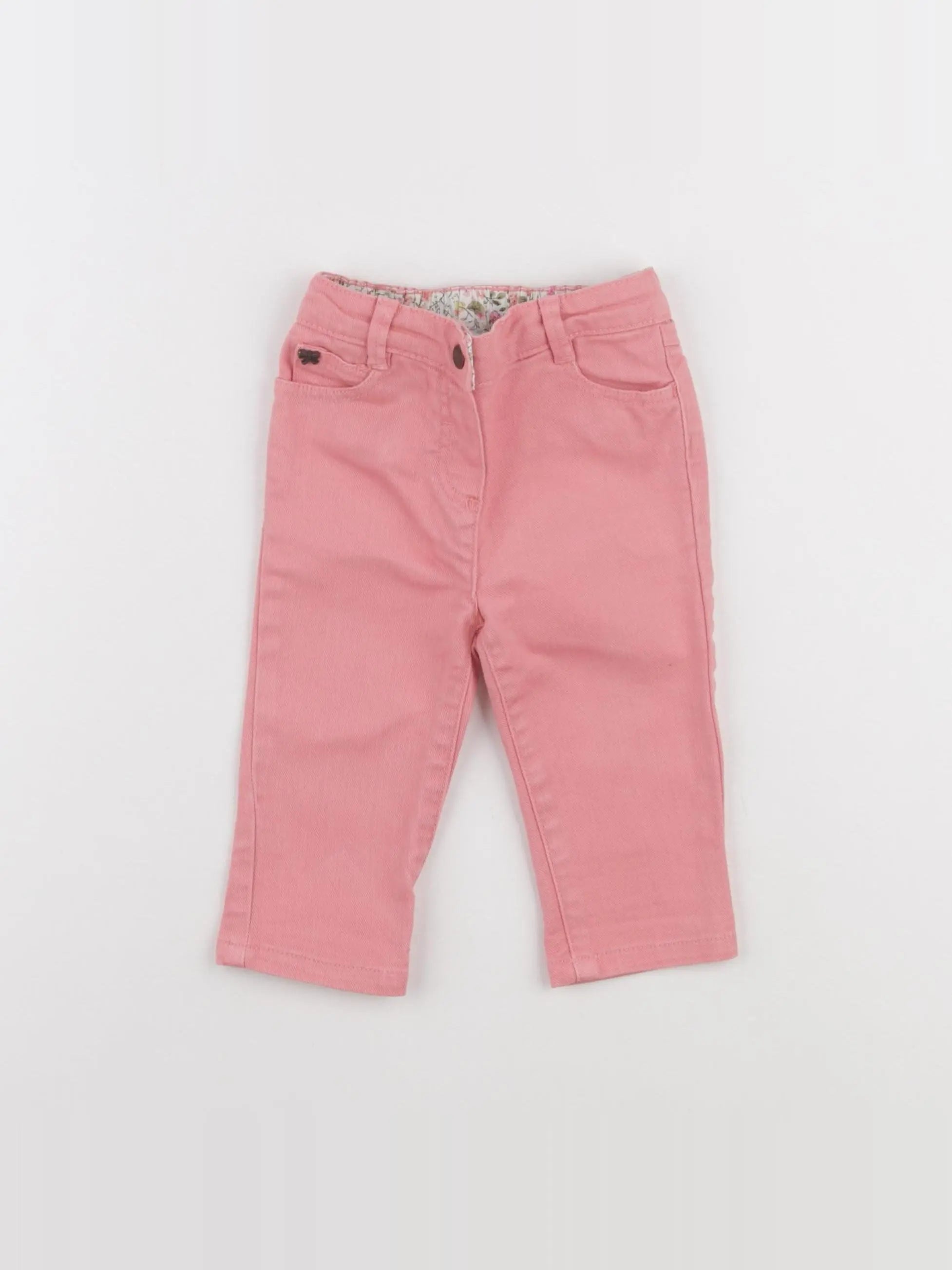 Cyrillus - pantalon rose - 9 mois