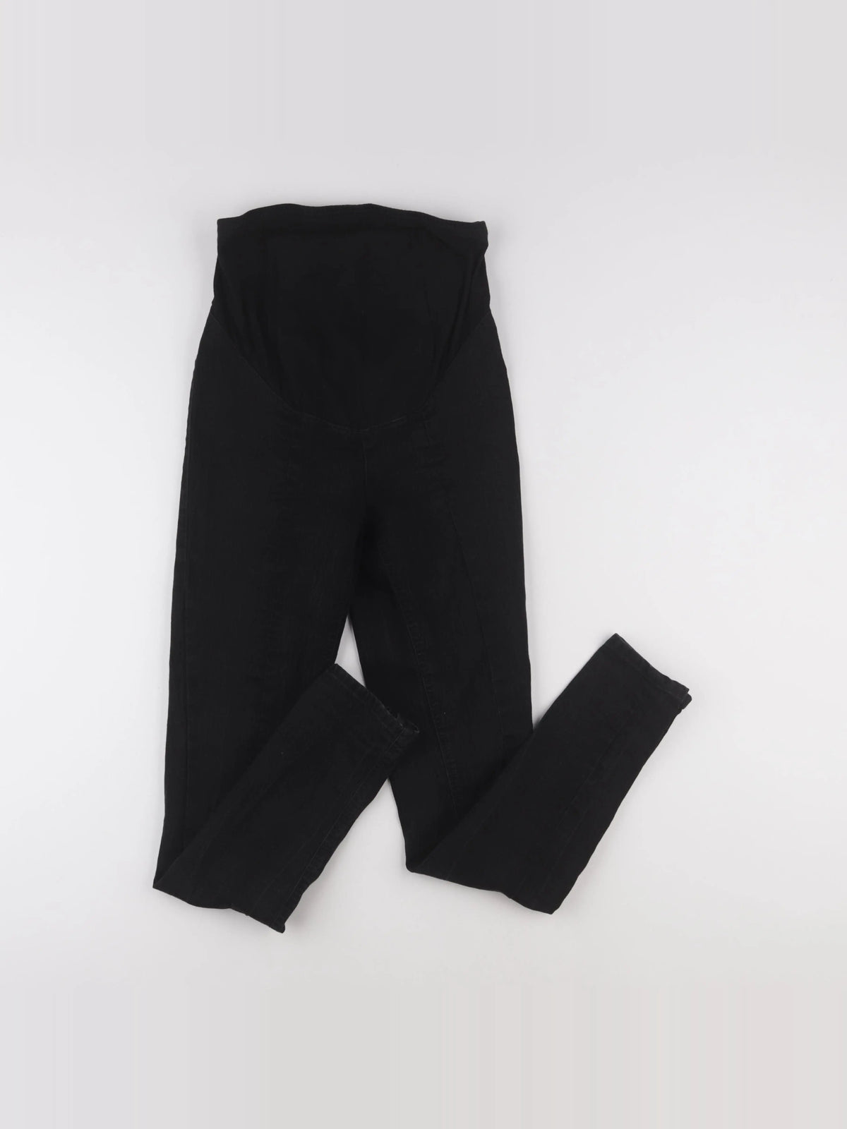 H&M - jean grossesse noir - xs
