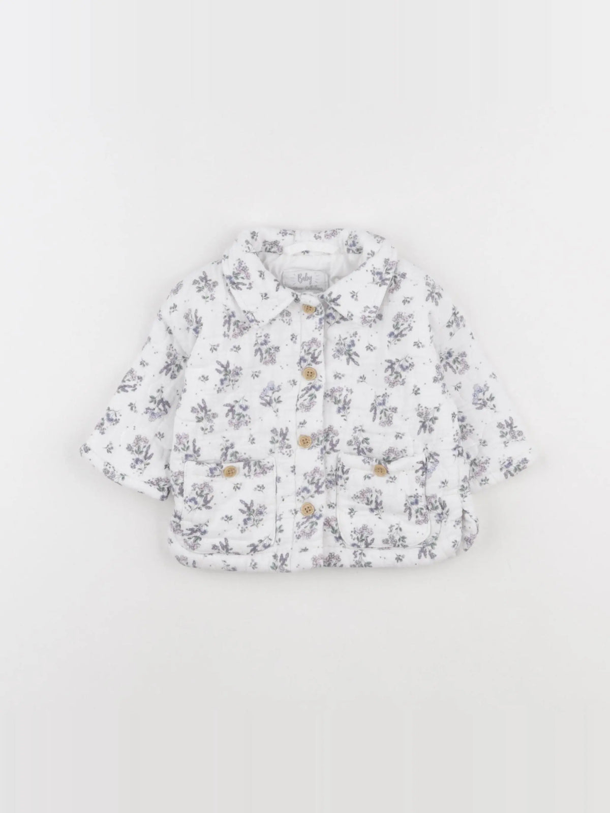 Vertbaudet - veste blanc - 3 mois