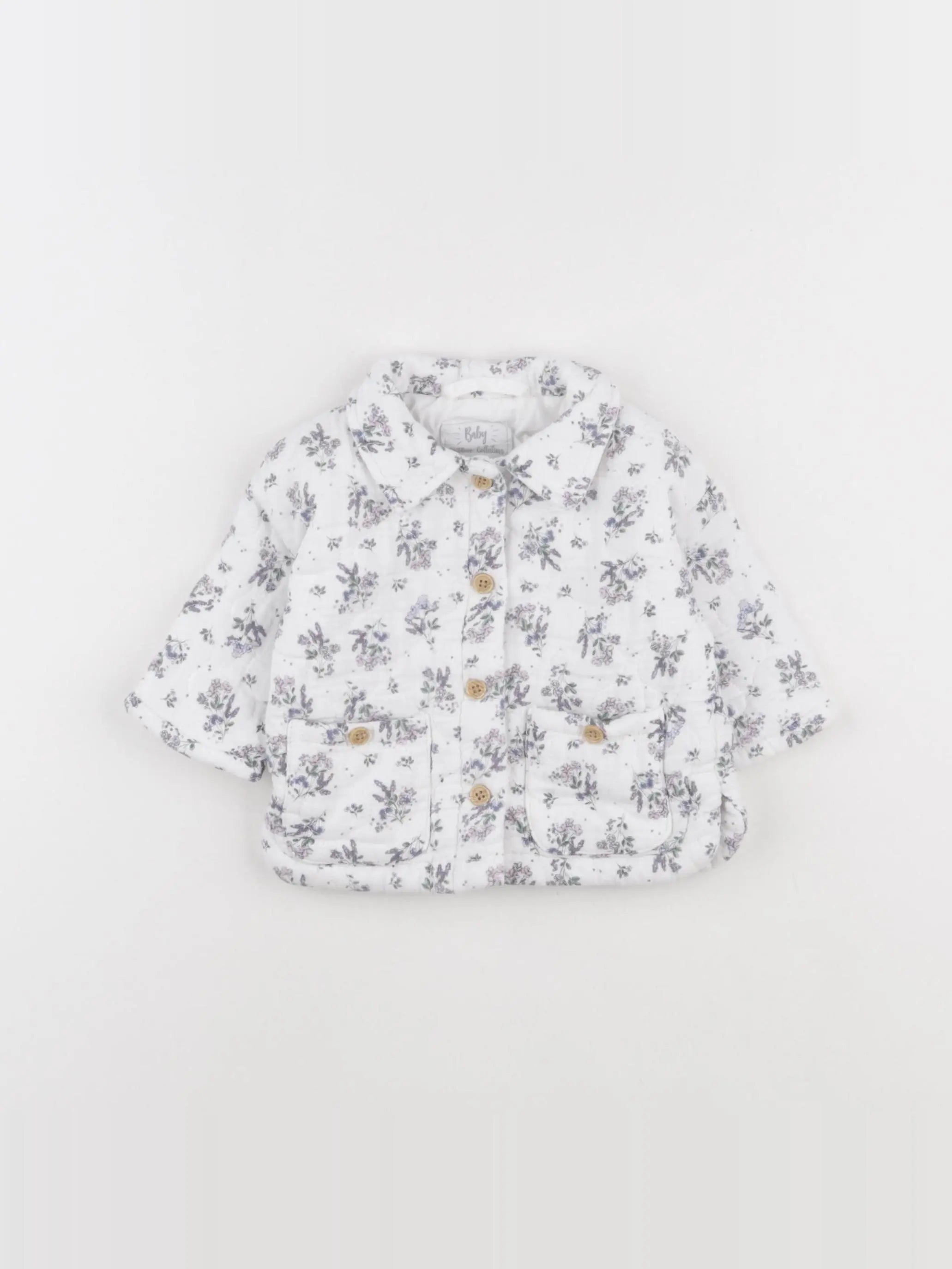 Vertbaudet - veste blanc - 3 mois