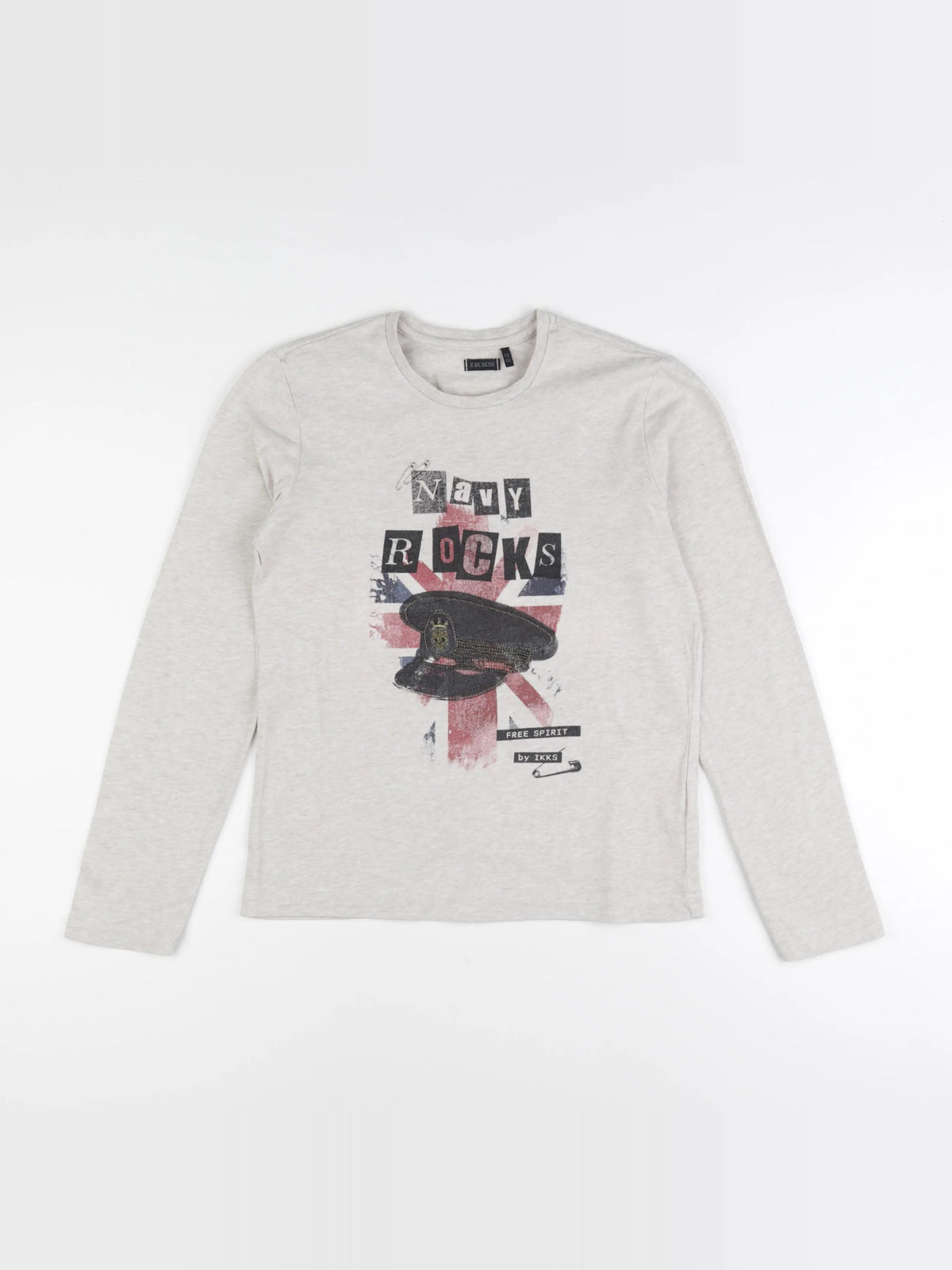 IKKS - tee-shirt gris - 12 ans