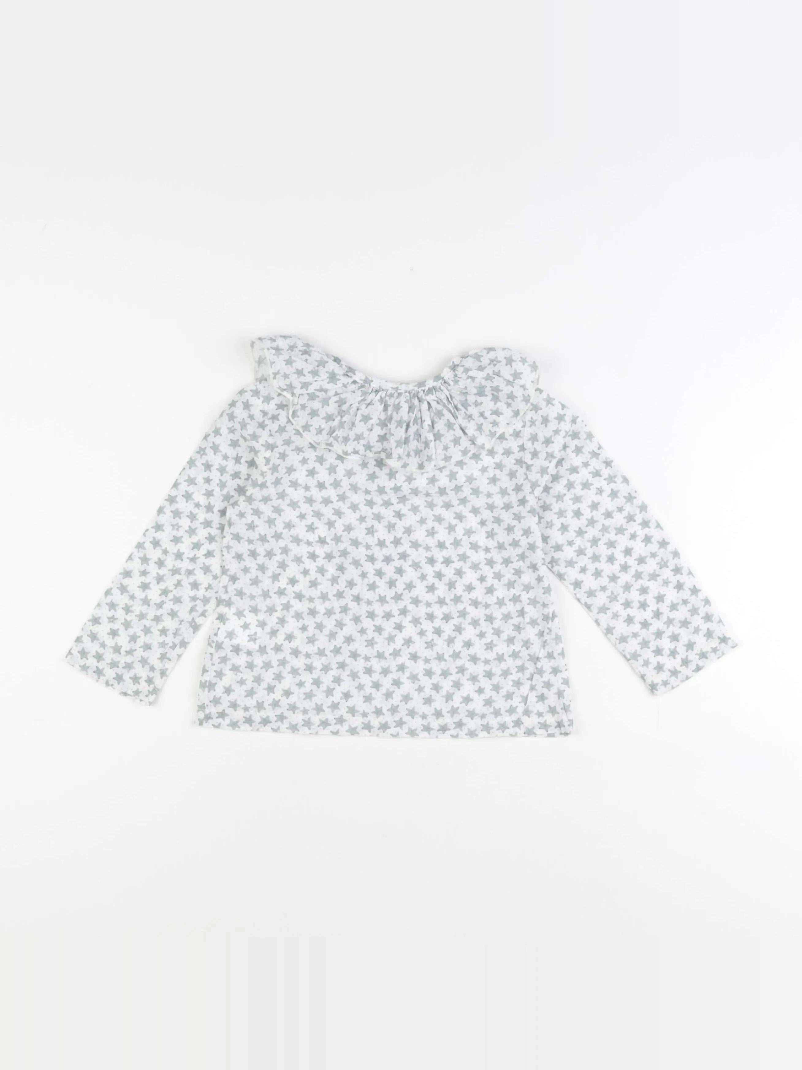 Little Celebs - blouse blanc, vert - 2 ans