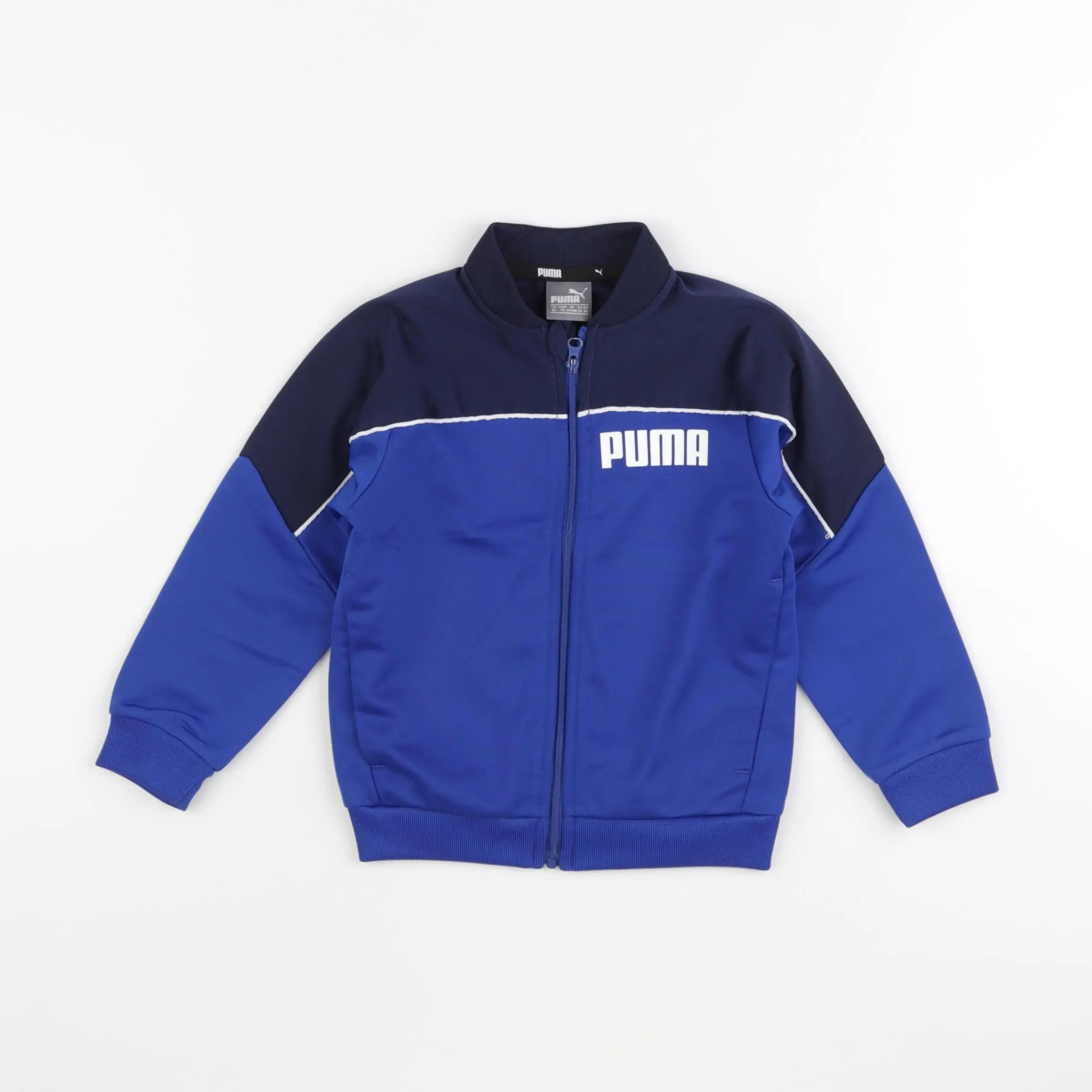 Puma - sweat bleu - 12/18 mois