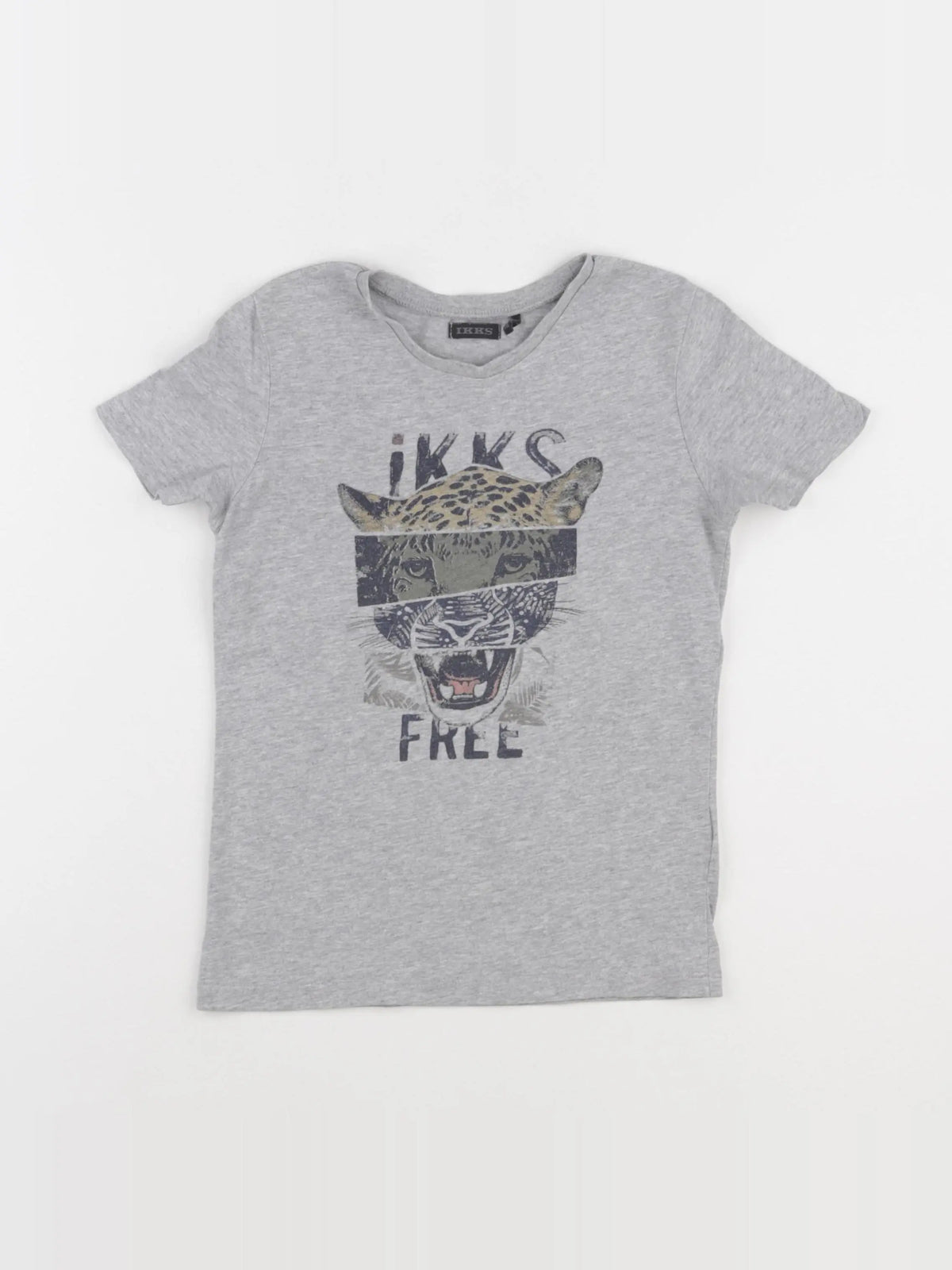 IKKS - tee-shirt gris - 6 ans