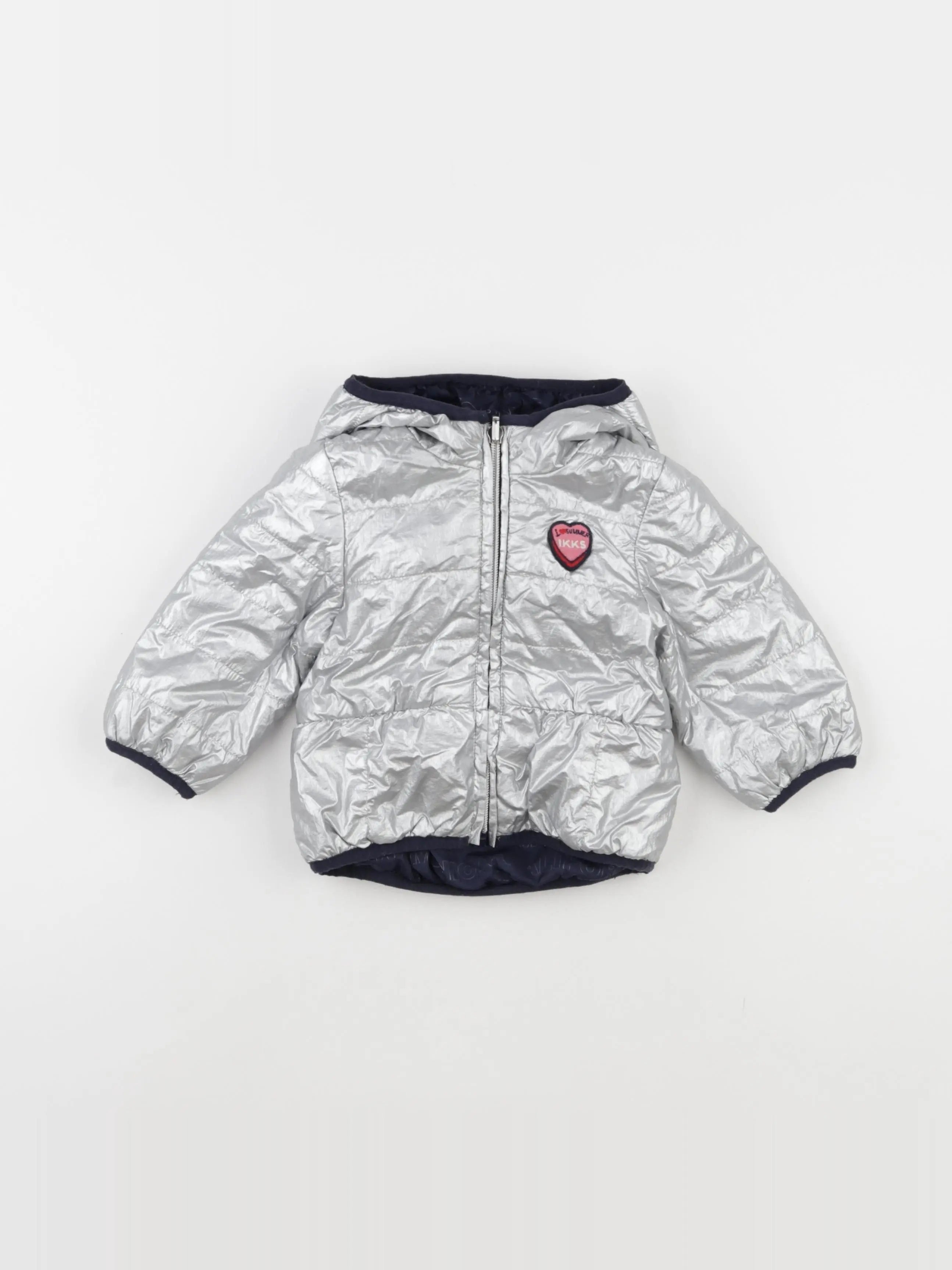 IKKS - doudoune gris - 6 mois