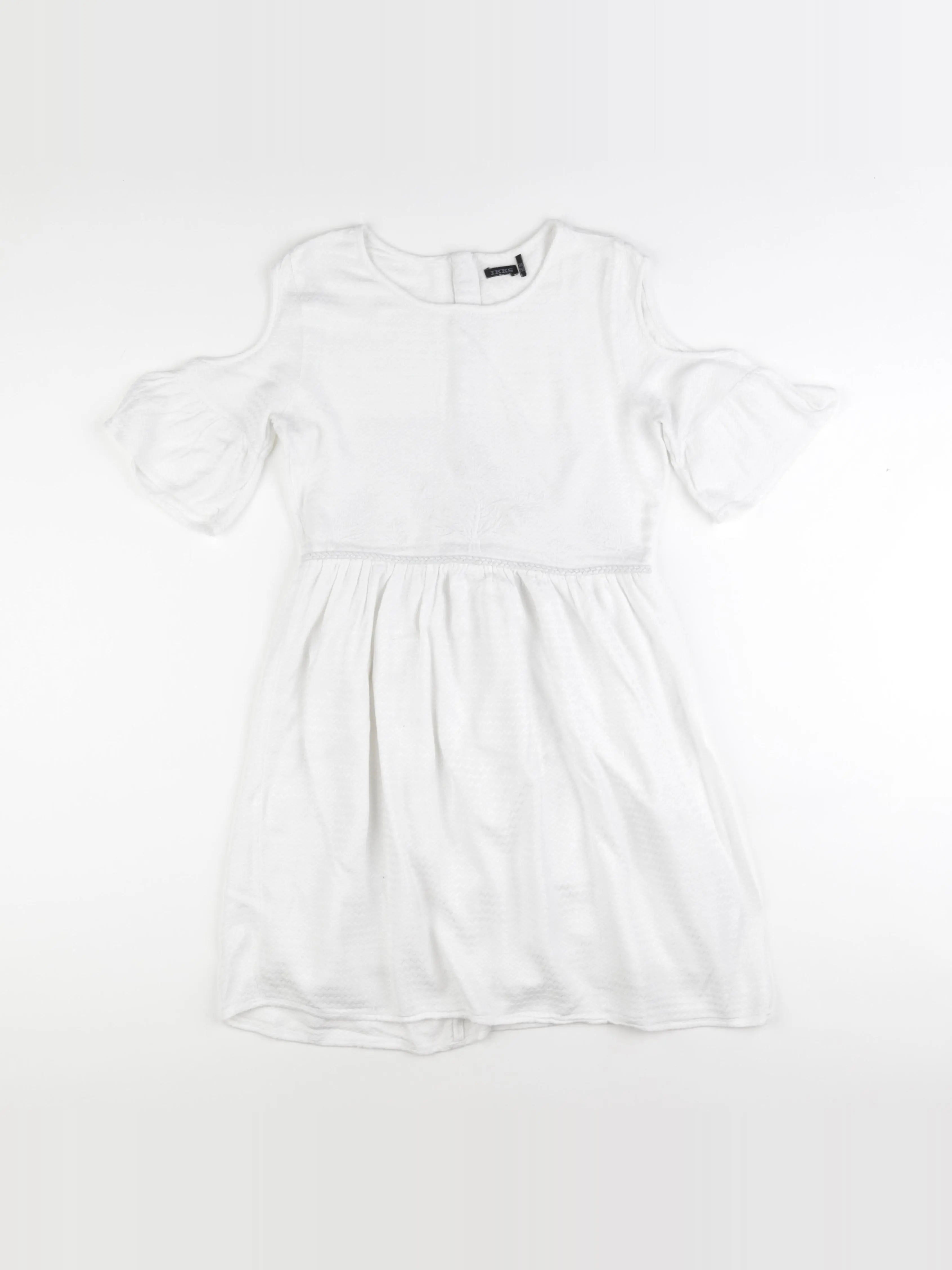 IKKS - robe blanc - 12 ans