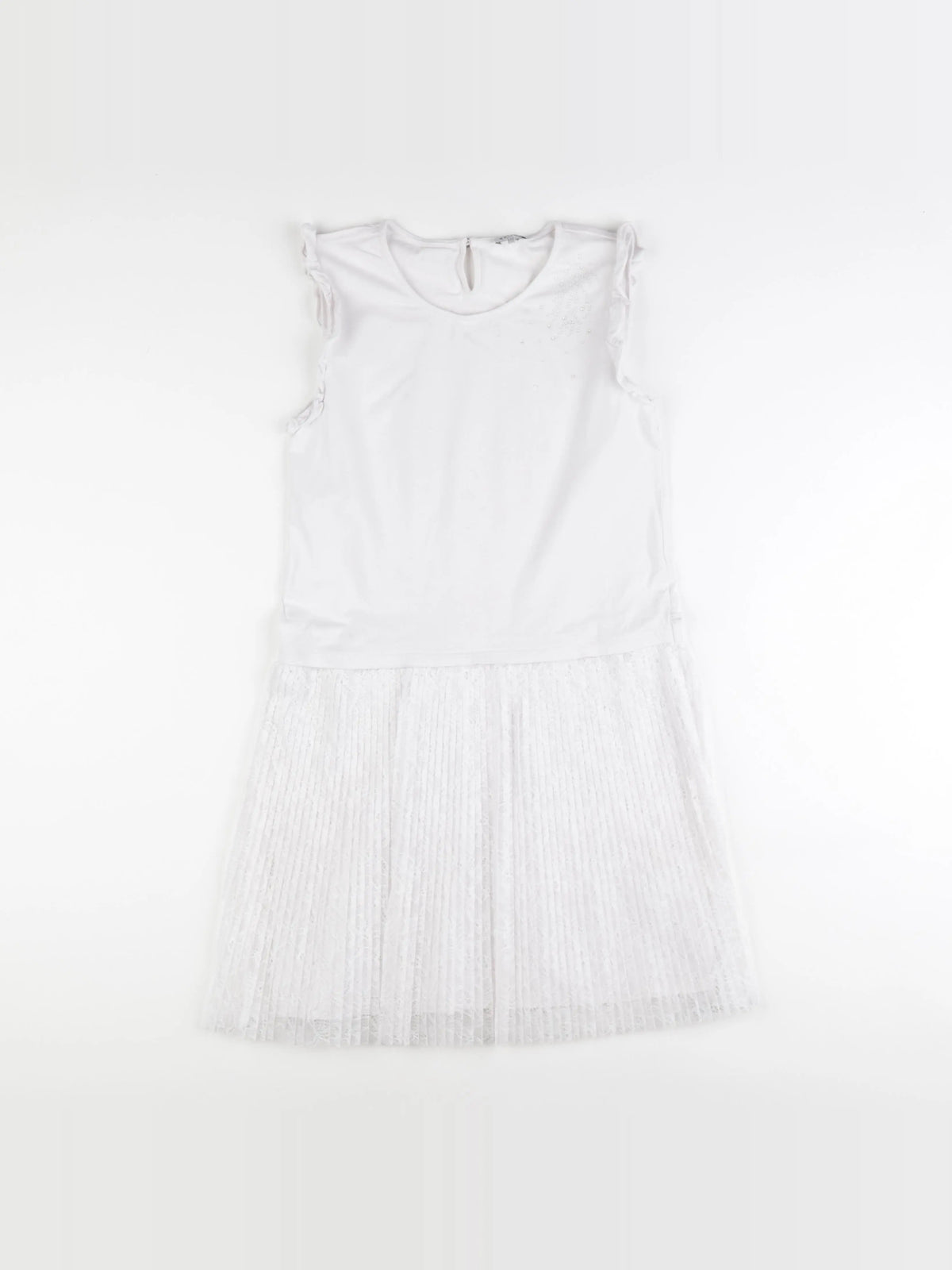 IKKS - robe blanc - 12 ans