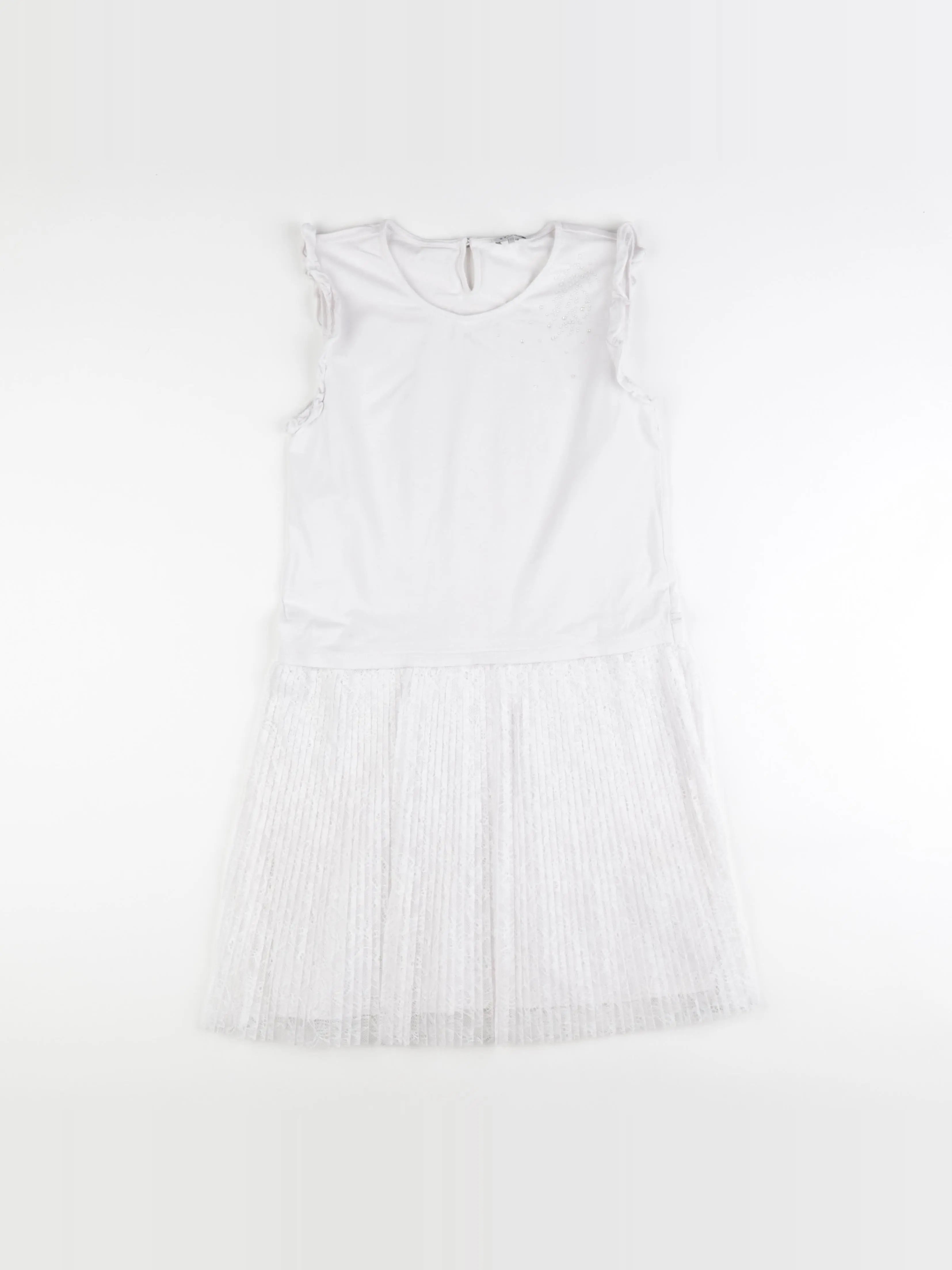 IKKS - robe blanc - 12 ans