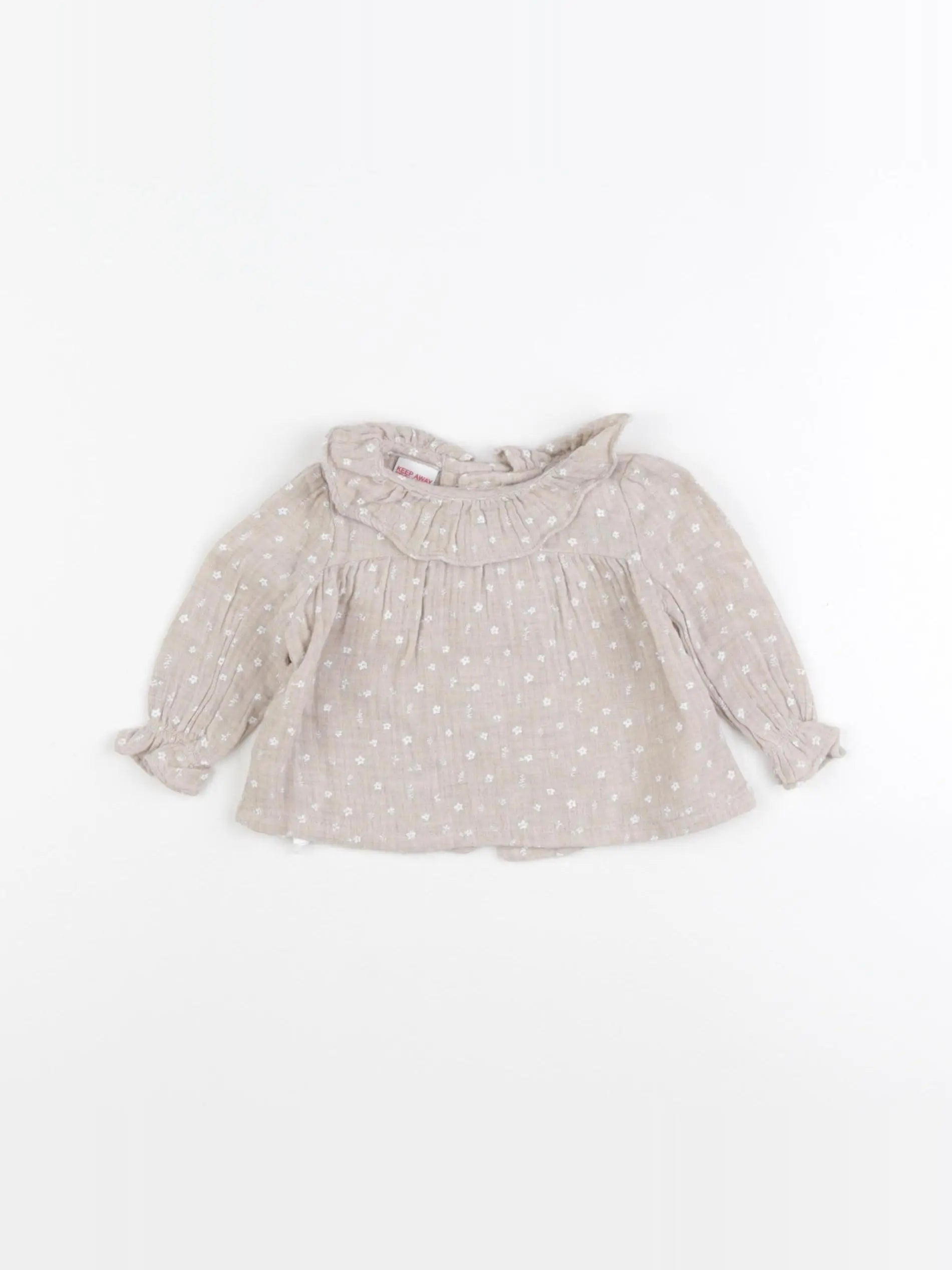 Mango - blouse beige - 0/1 mois