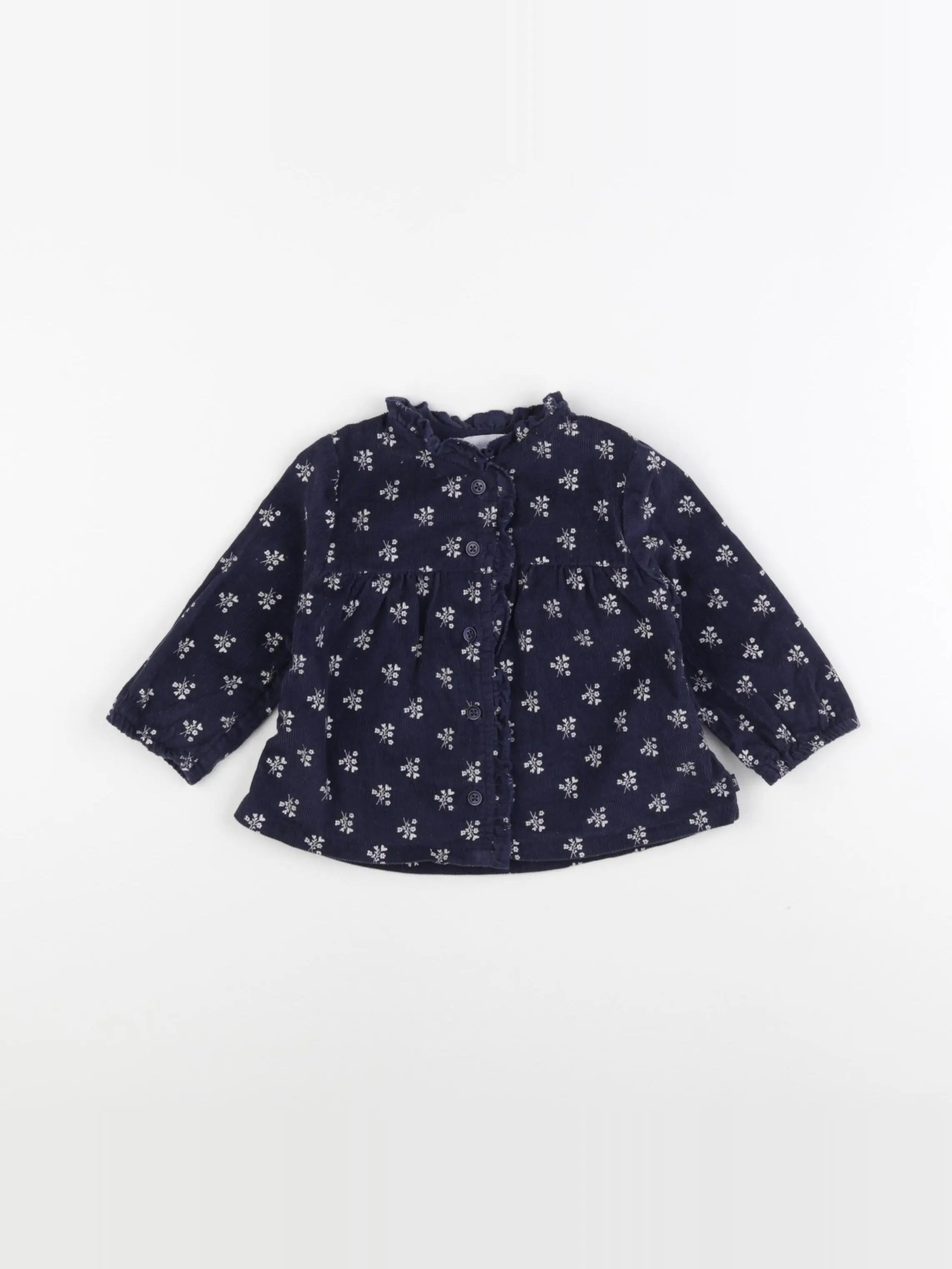 Cadet Rousselle - blouse bleu - 6 mois