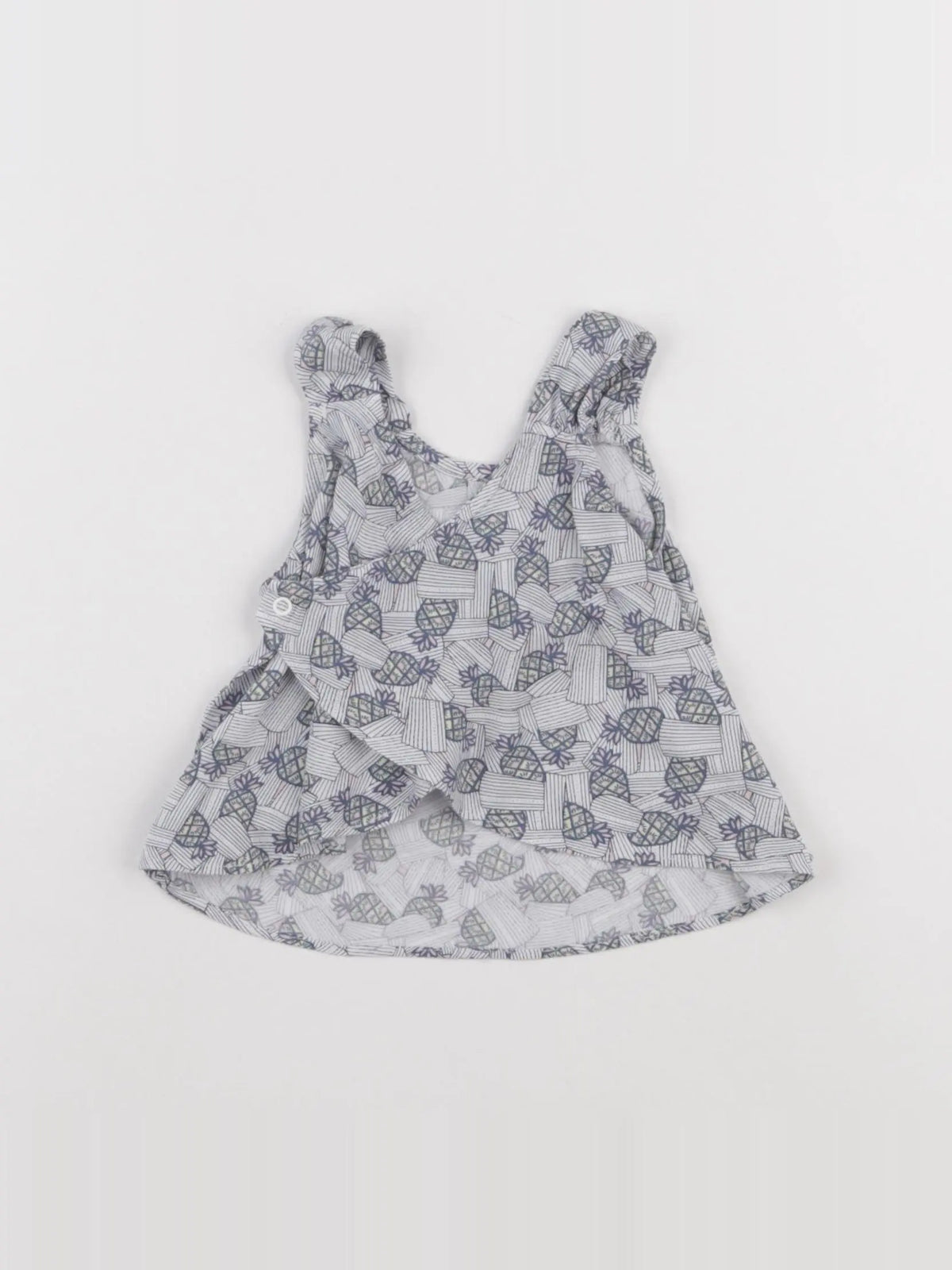 IKKS - blouse bleu - 6 mois