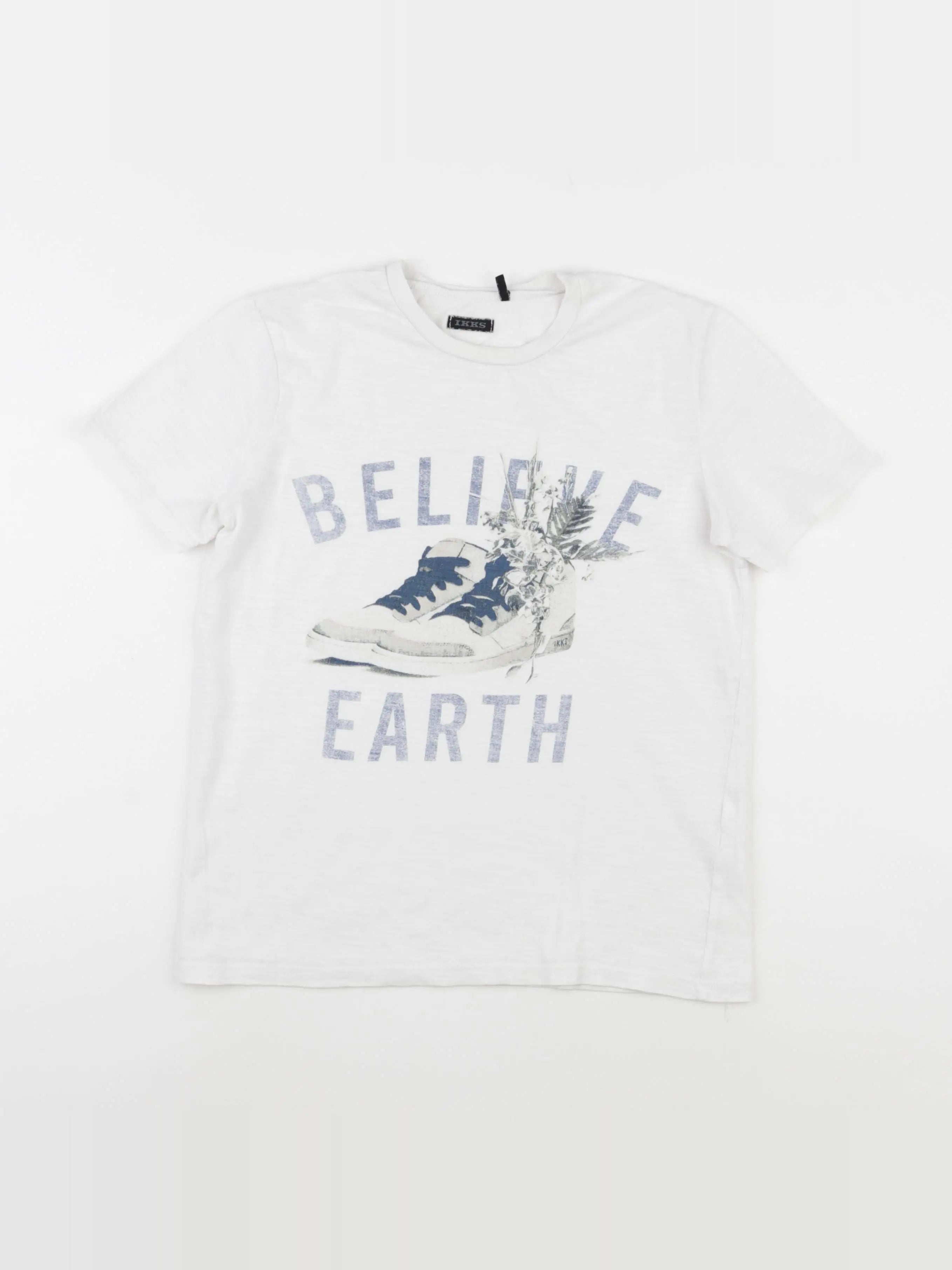 IKKS - tee-shirt blanc - 10 ans