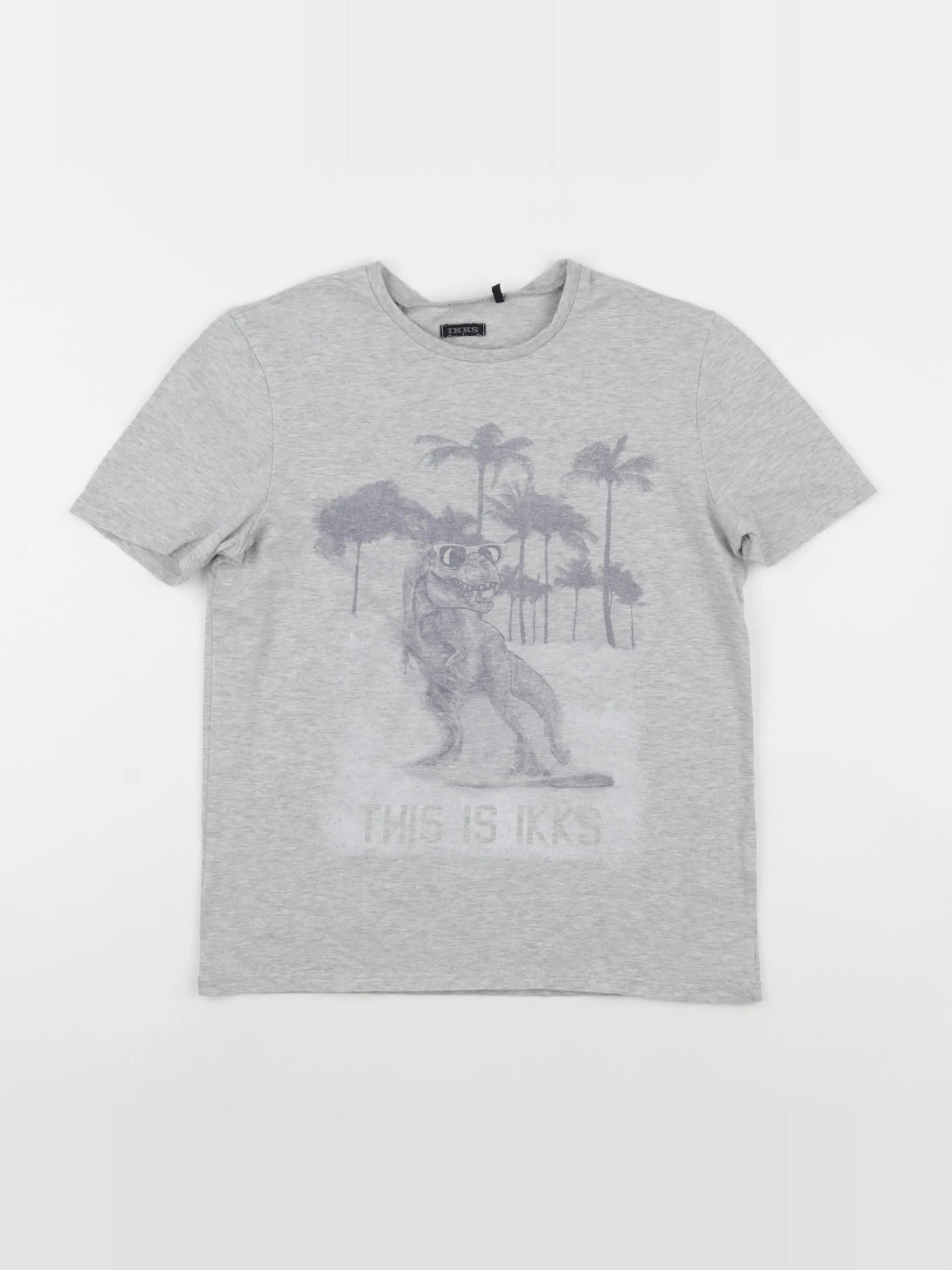 IKKS - tee-shirt gris - 12 ans