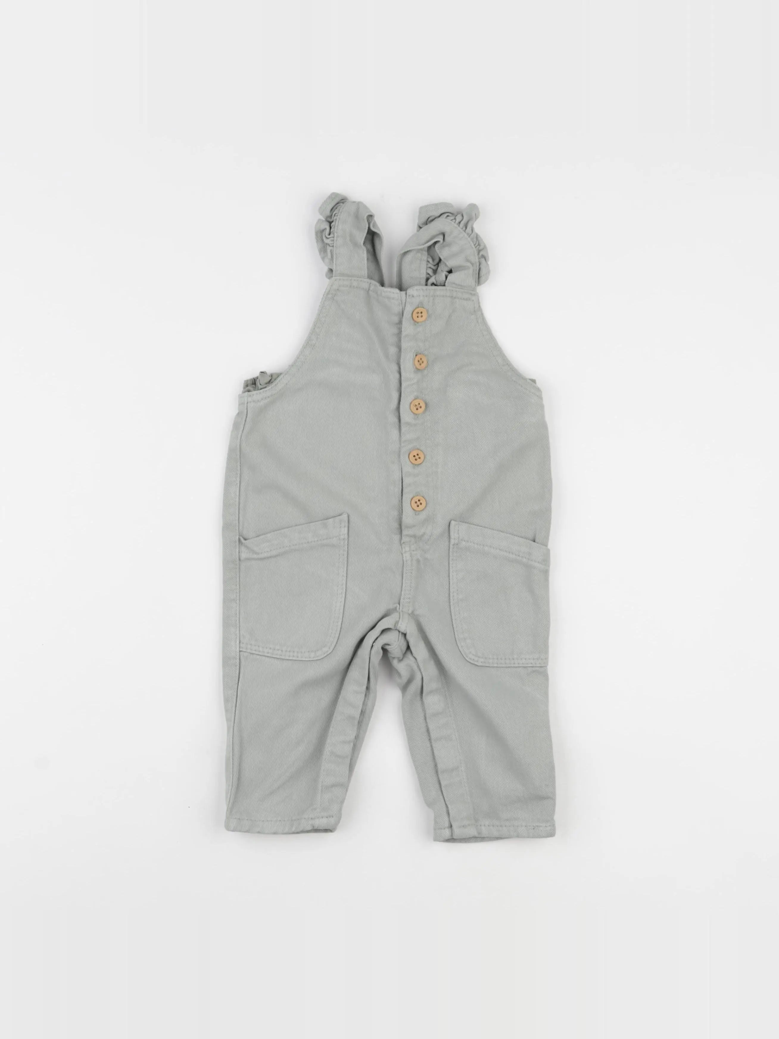 Boutchou - salopette vert - 6 mois