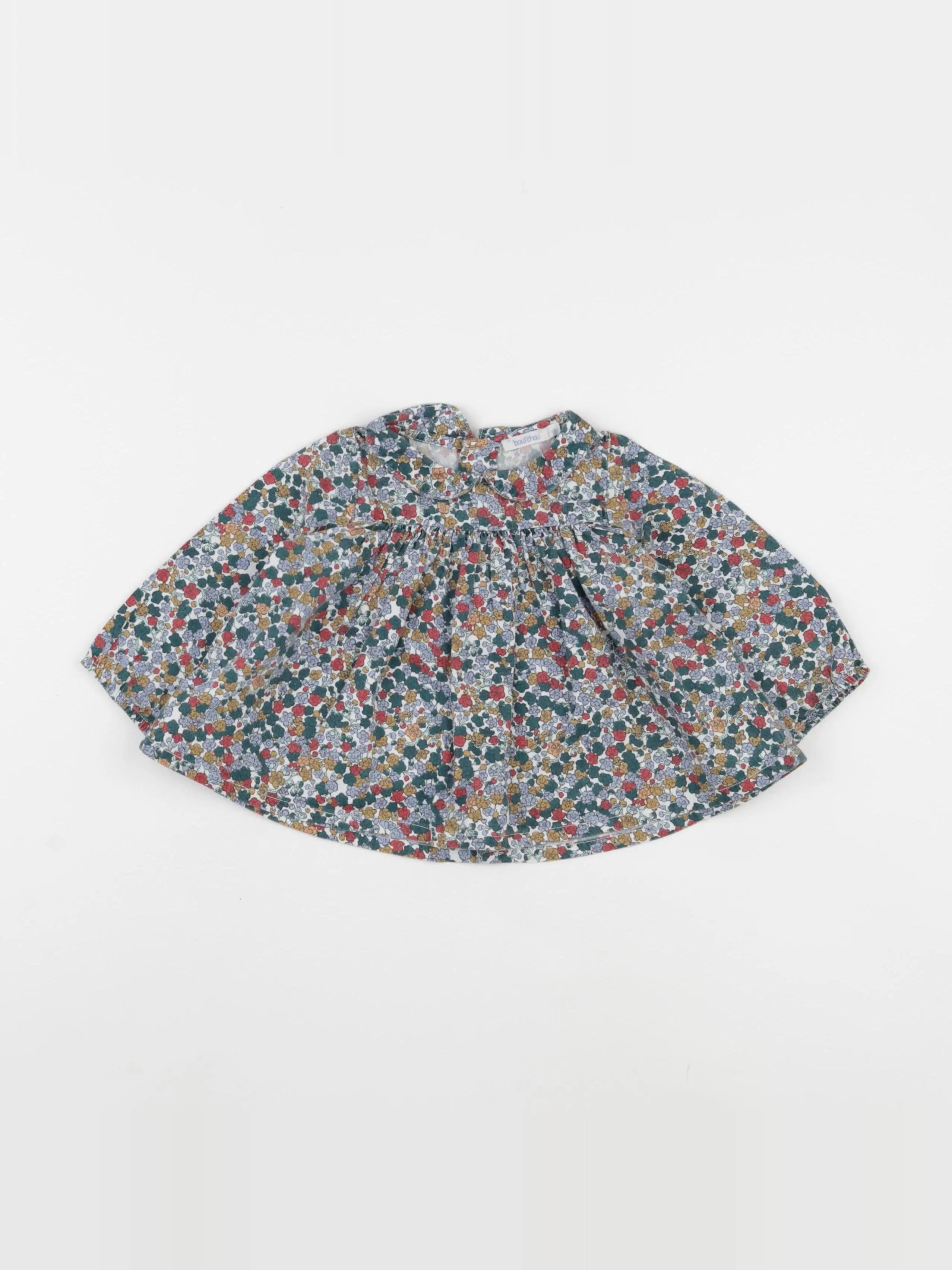Boutchou - blouse multicolore - 6 mois