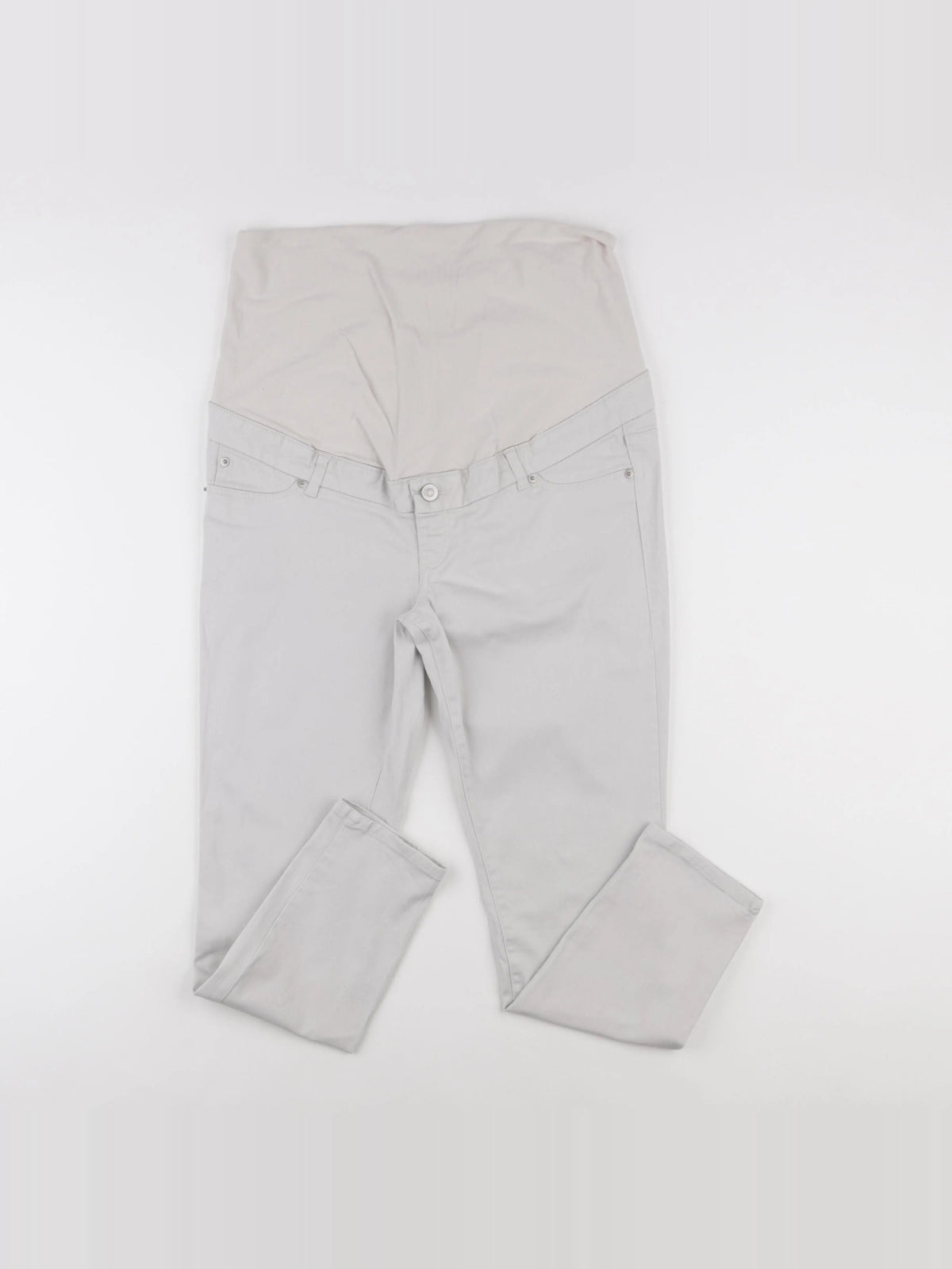 H&M - jean grossesse gris - 42