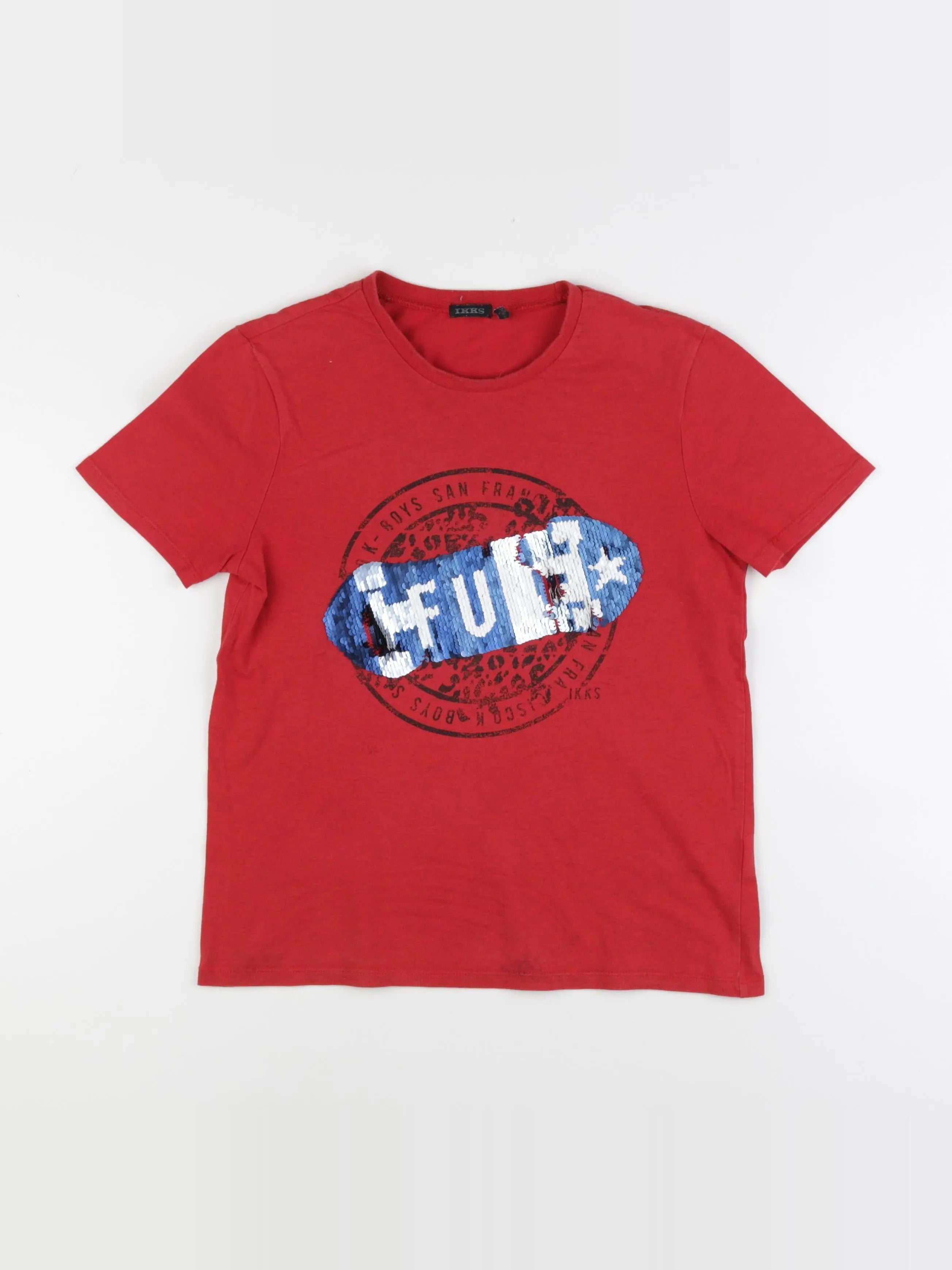 IKKS - tee-shirt multicolore - 12 ans