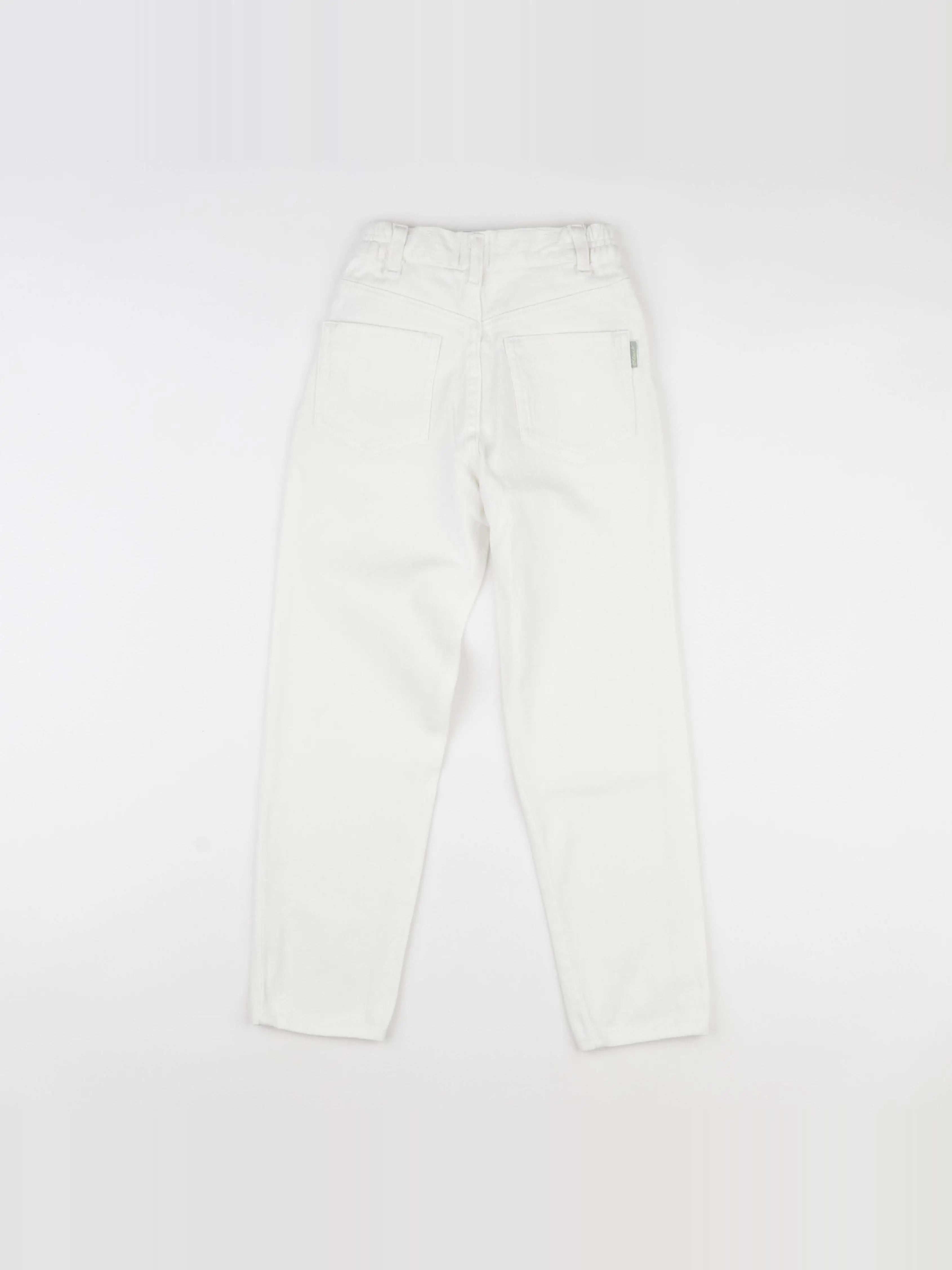 Vintage - jean blanc - 8 ans
