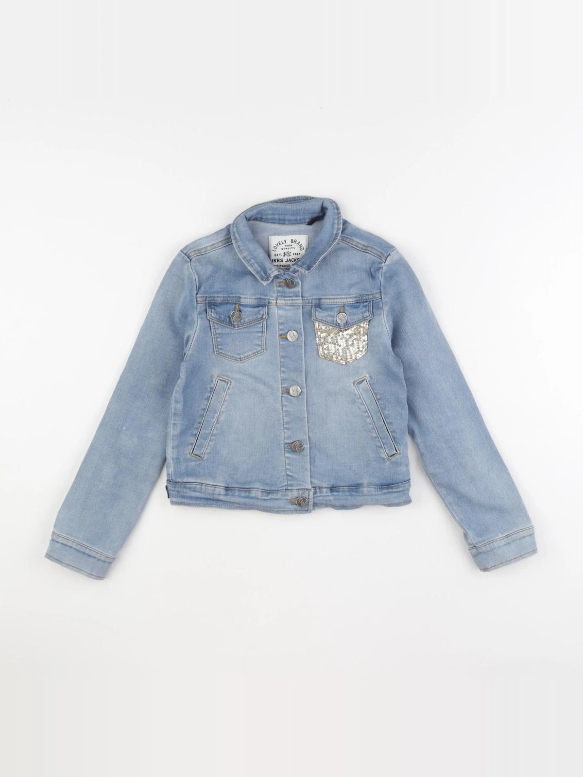 IKKS - veste bleu - 8 ans