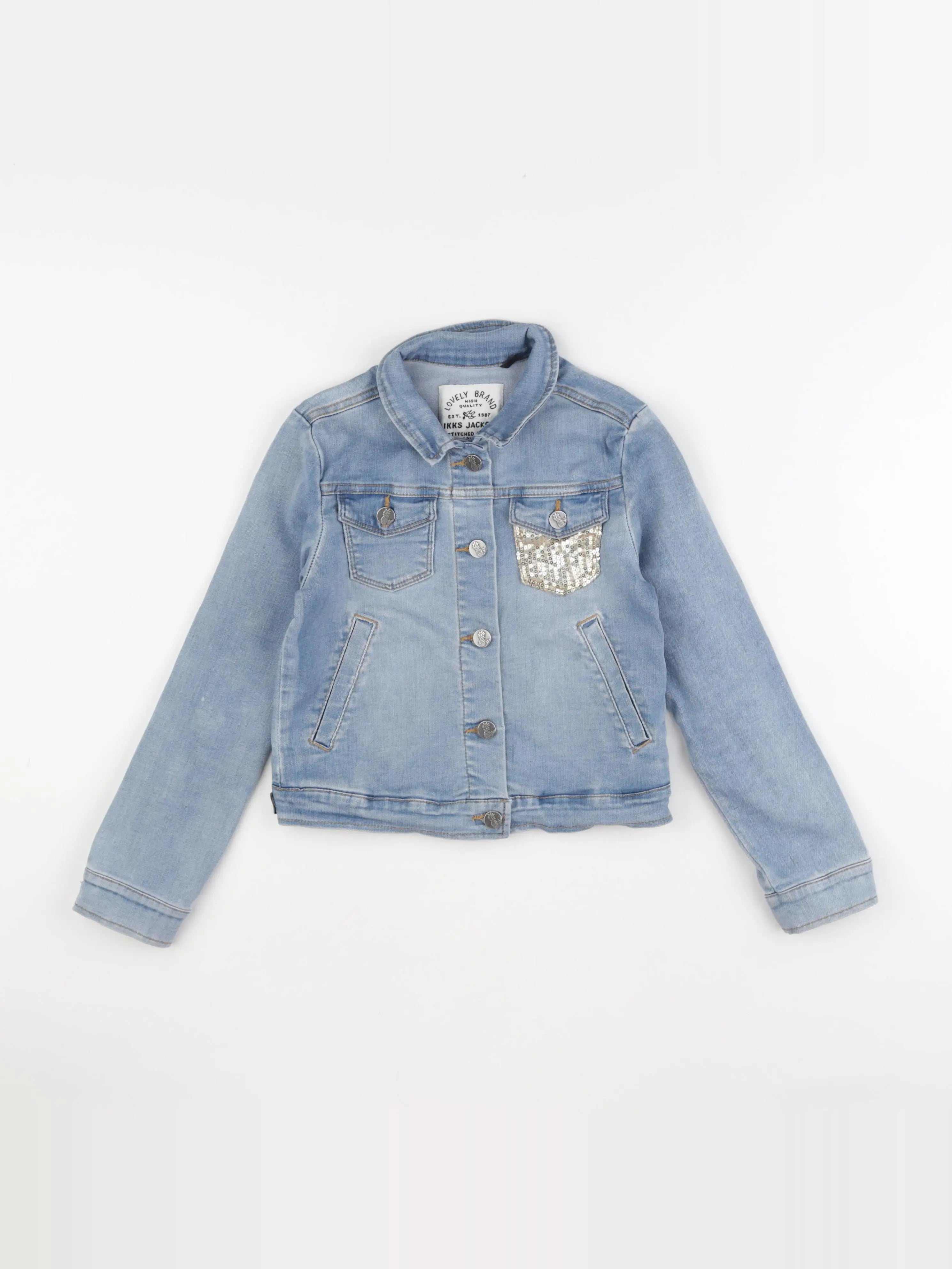 IKKS - veste bleu - 8 ans