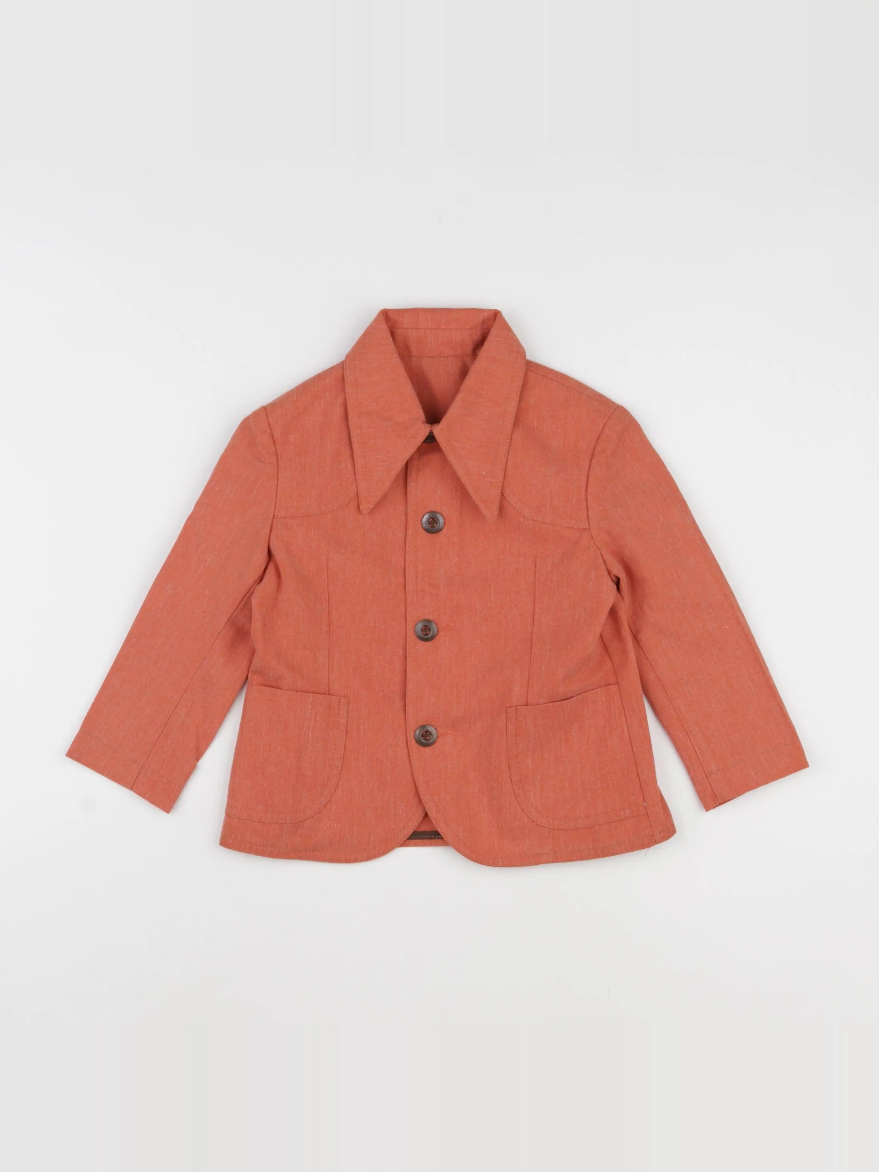 Vintage - veste orange - 4 ans