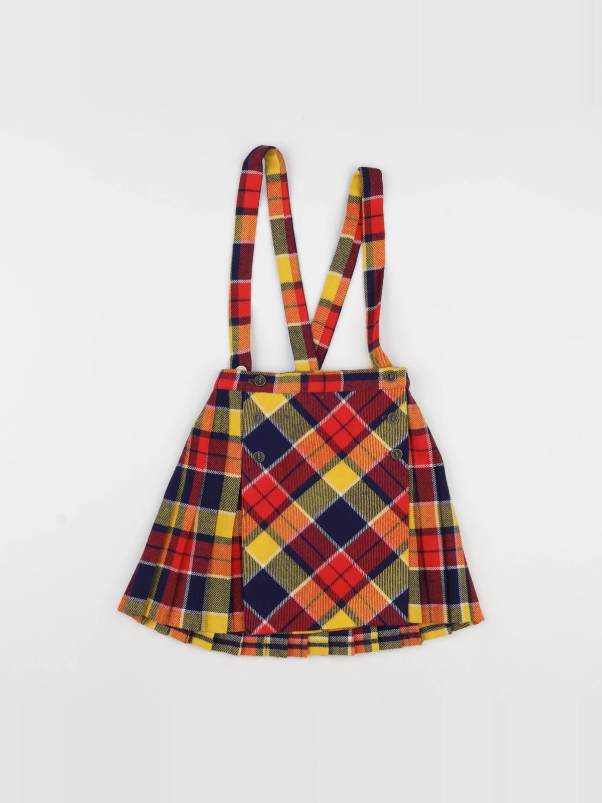 Vintage - jupe jaune, rouge - 4/5 ans