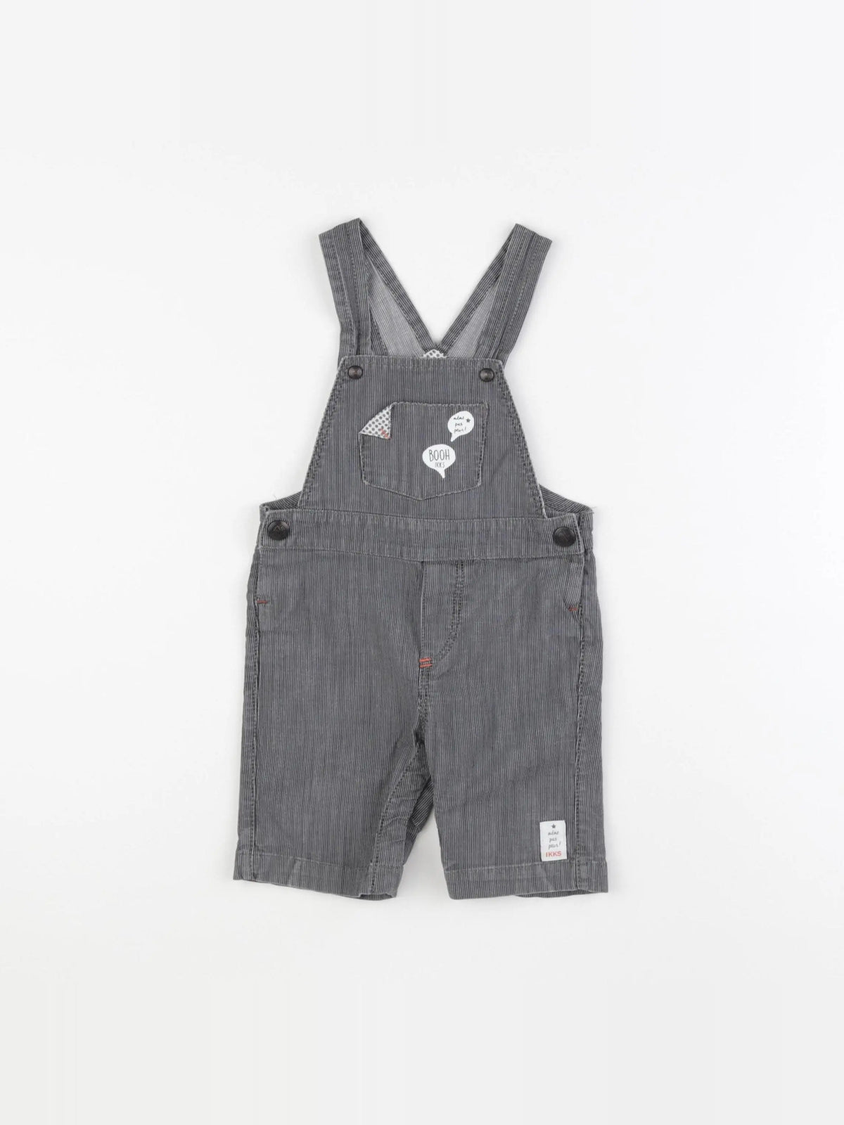 IKKS - salopette gris - 18 mois