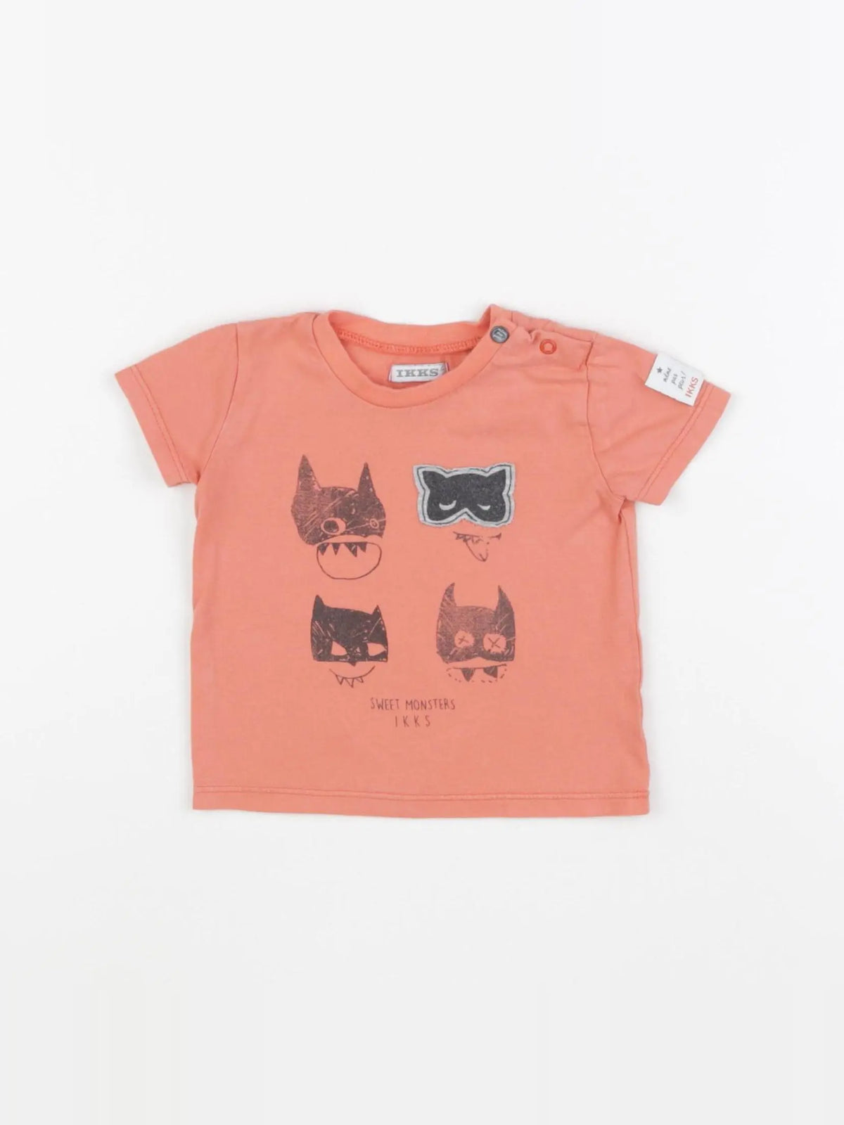 IKKS - tee-shirt orange - 6 mois