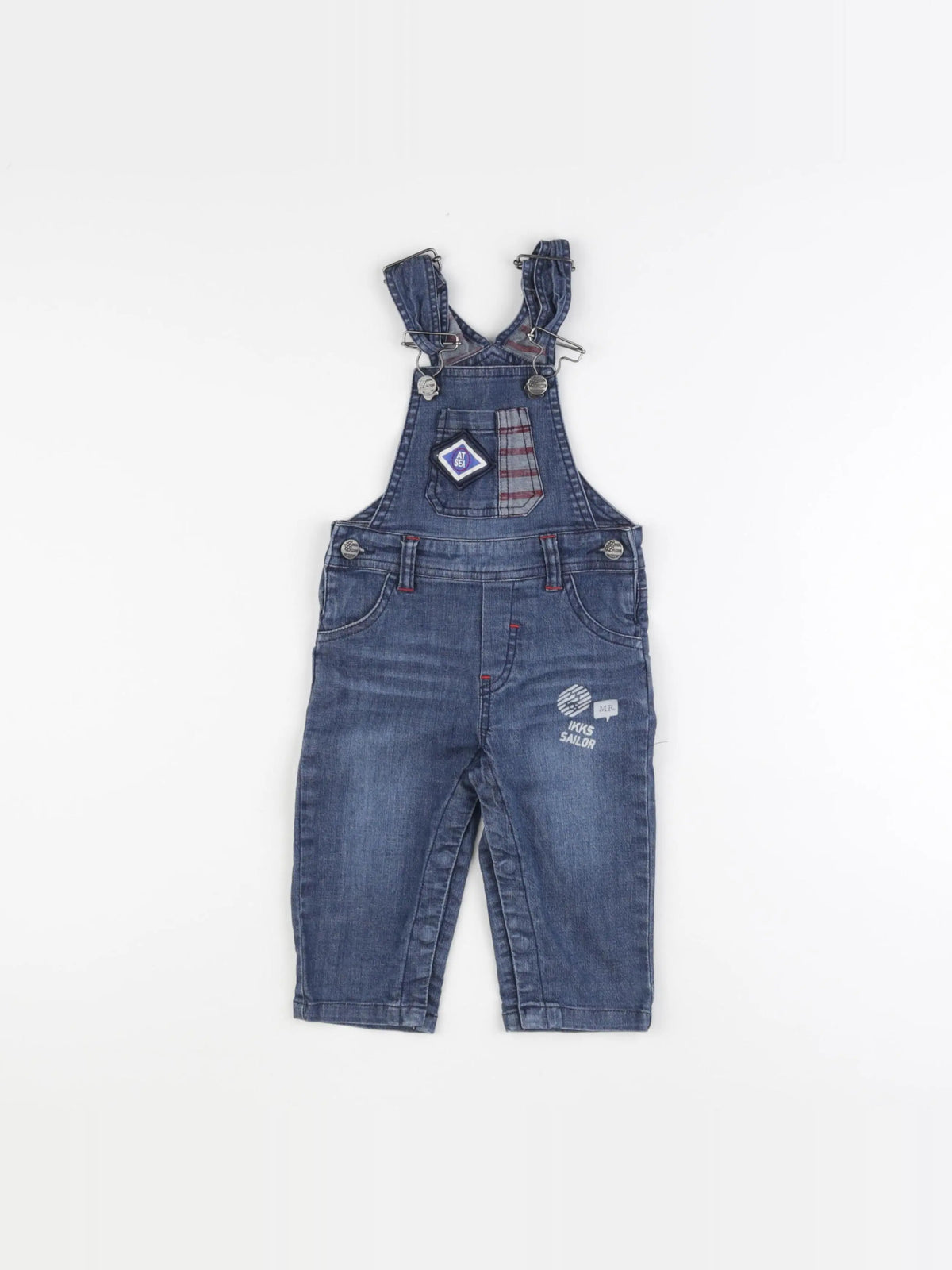 IKKS - salopette bleu - 6 mois