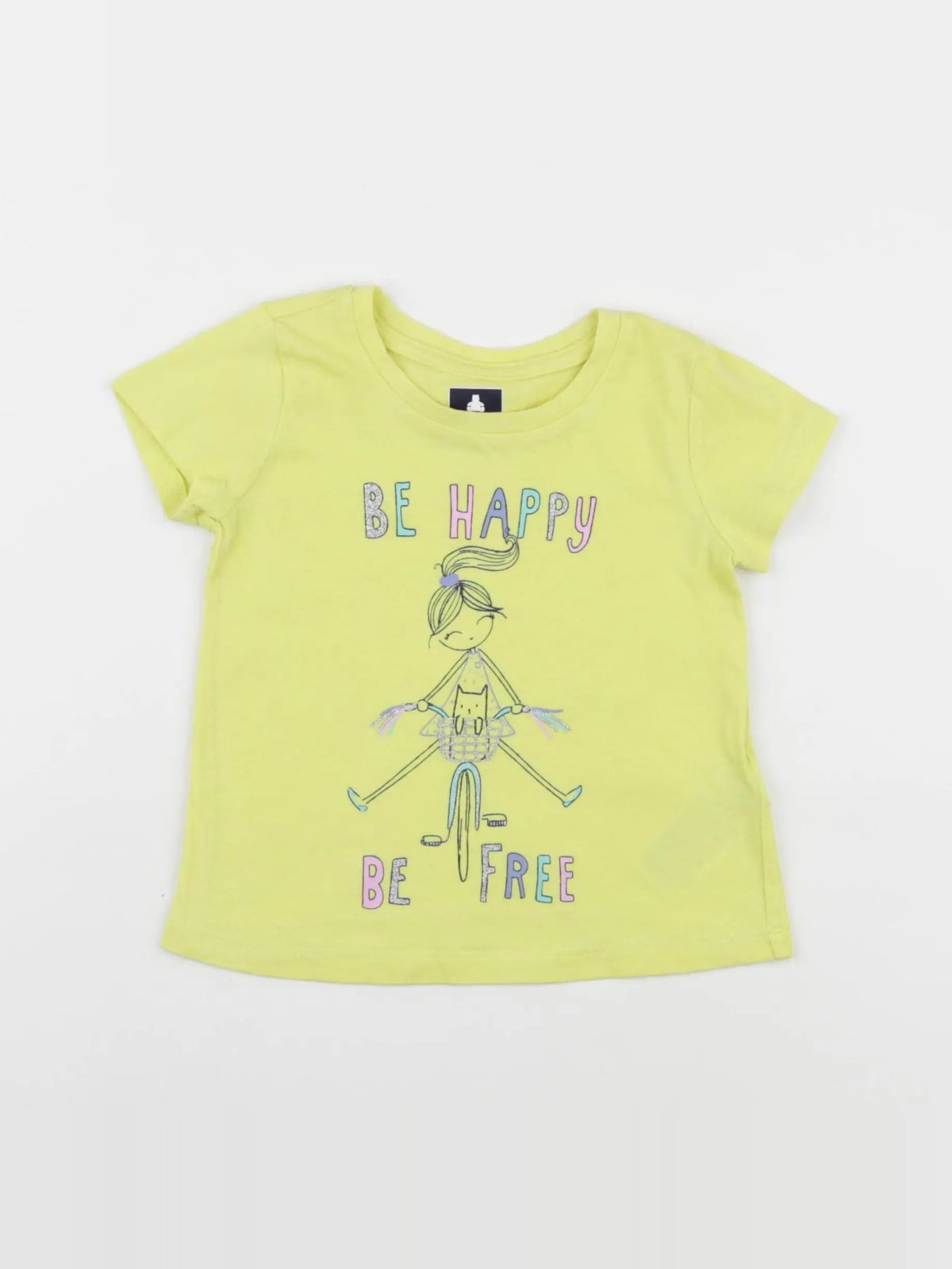 GAP - tee-shirt jaune - 12/18 mois