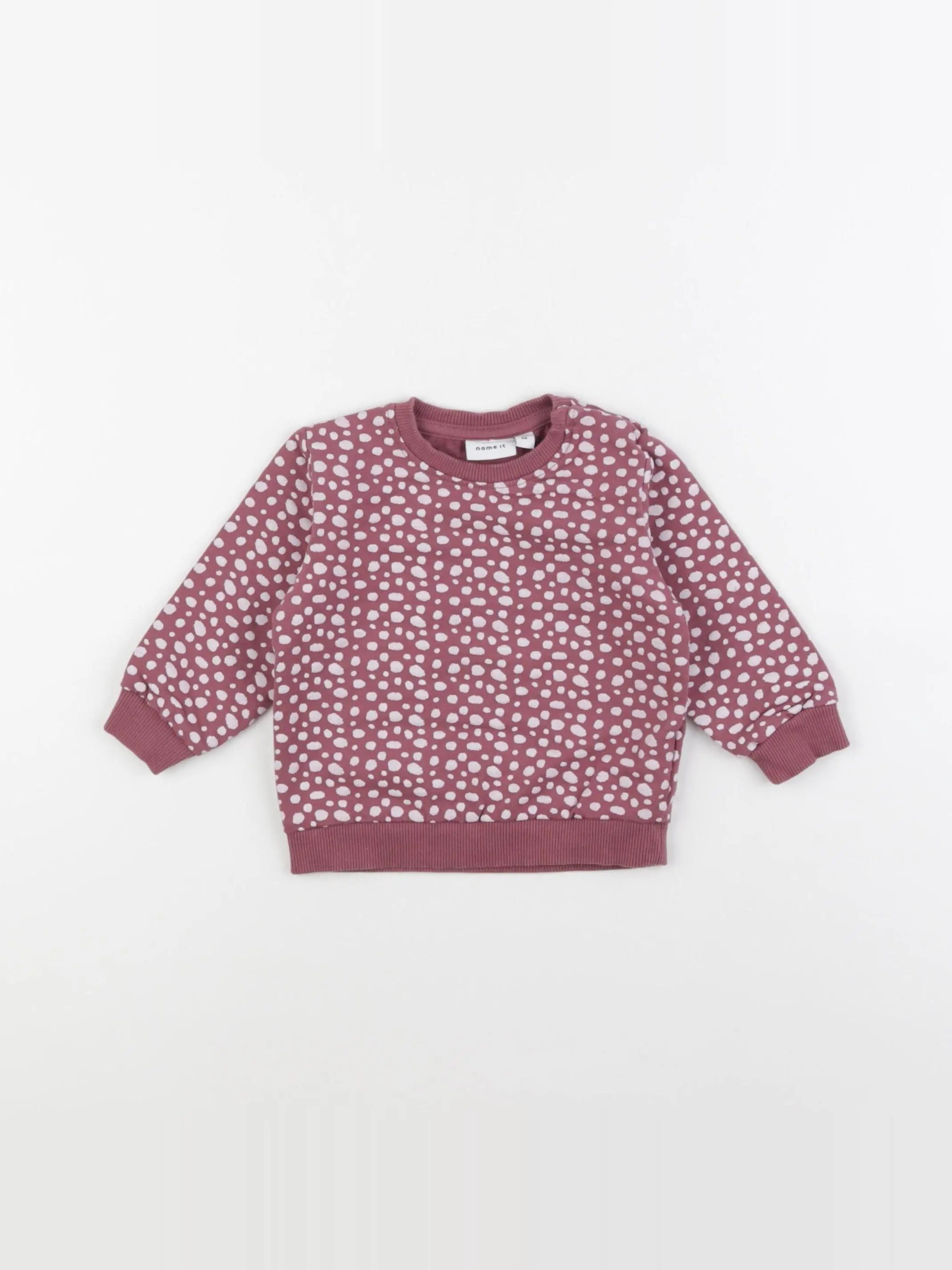 Name it - sweat violet - 3/6 mois