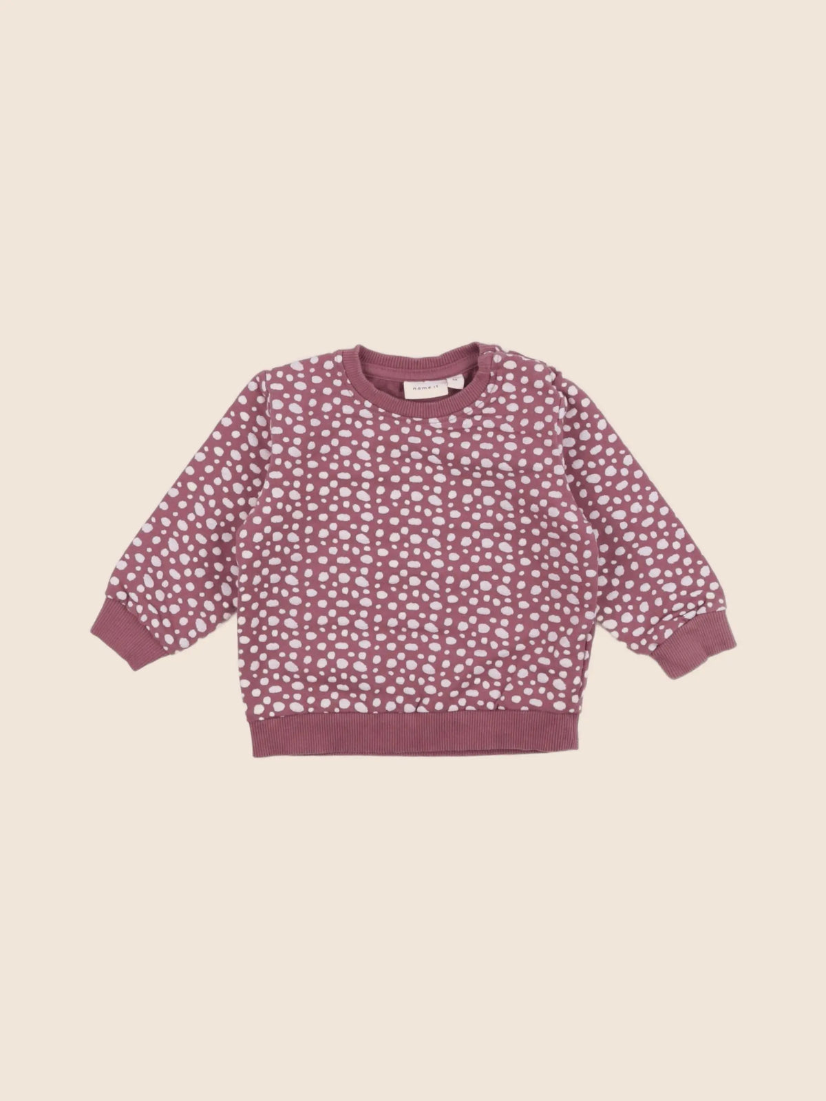 Name it - sweat violet - 3/6 mois