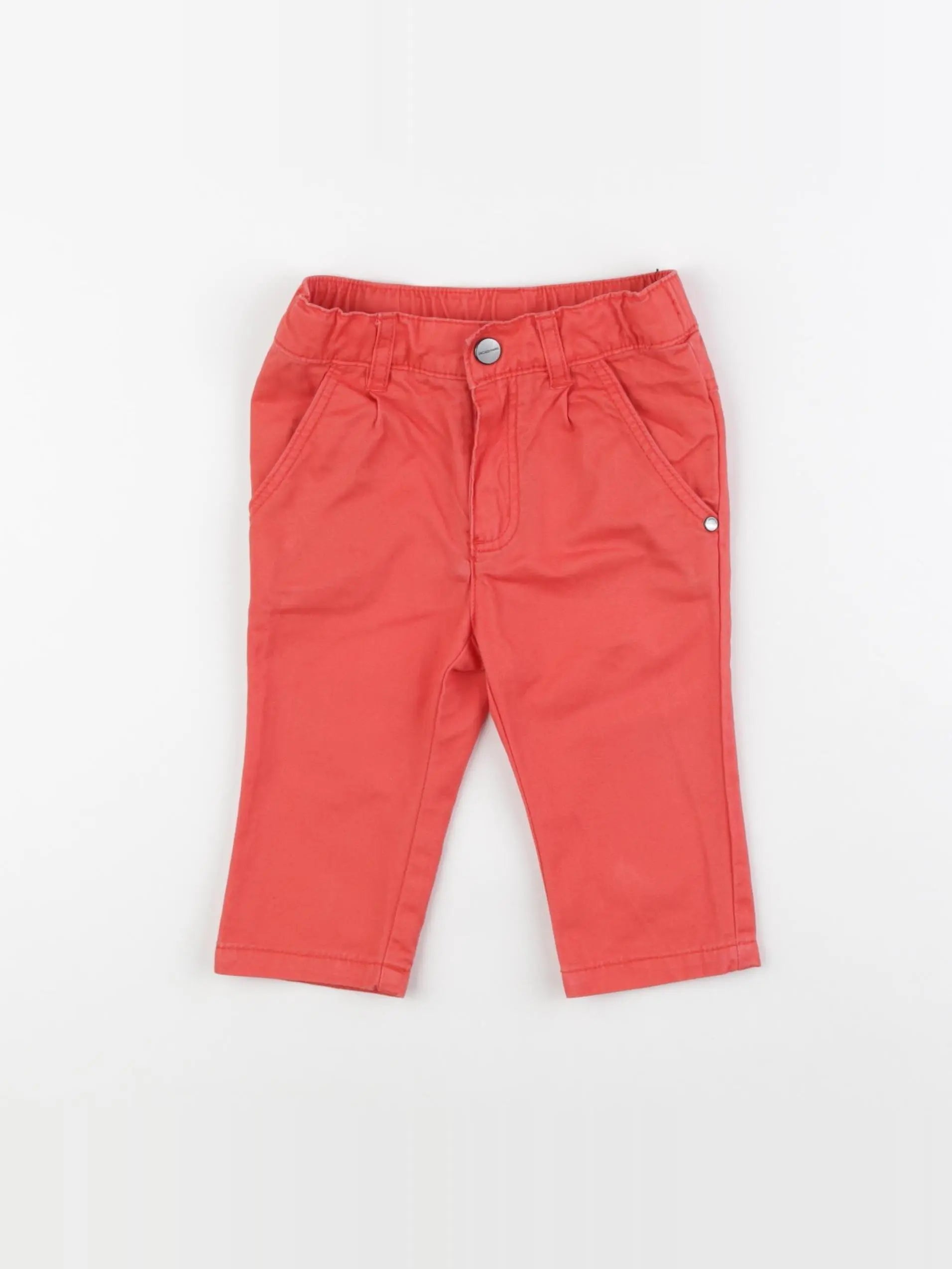 Jacadi - pantalon rouge - 12 mois