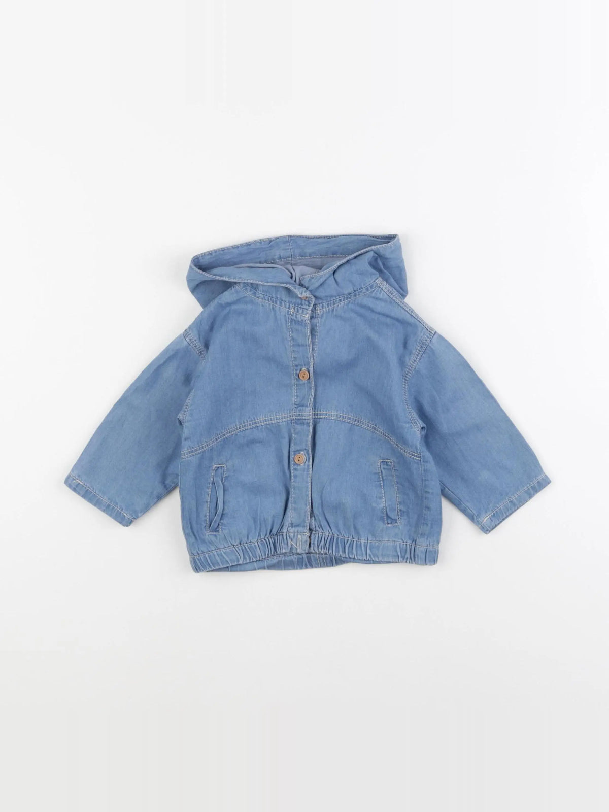 Zara - chemise bleu - 3/6 mois