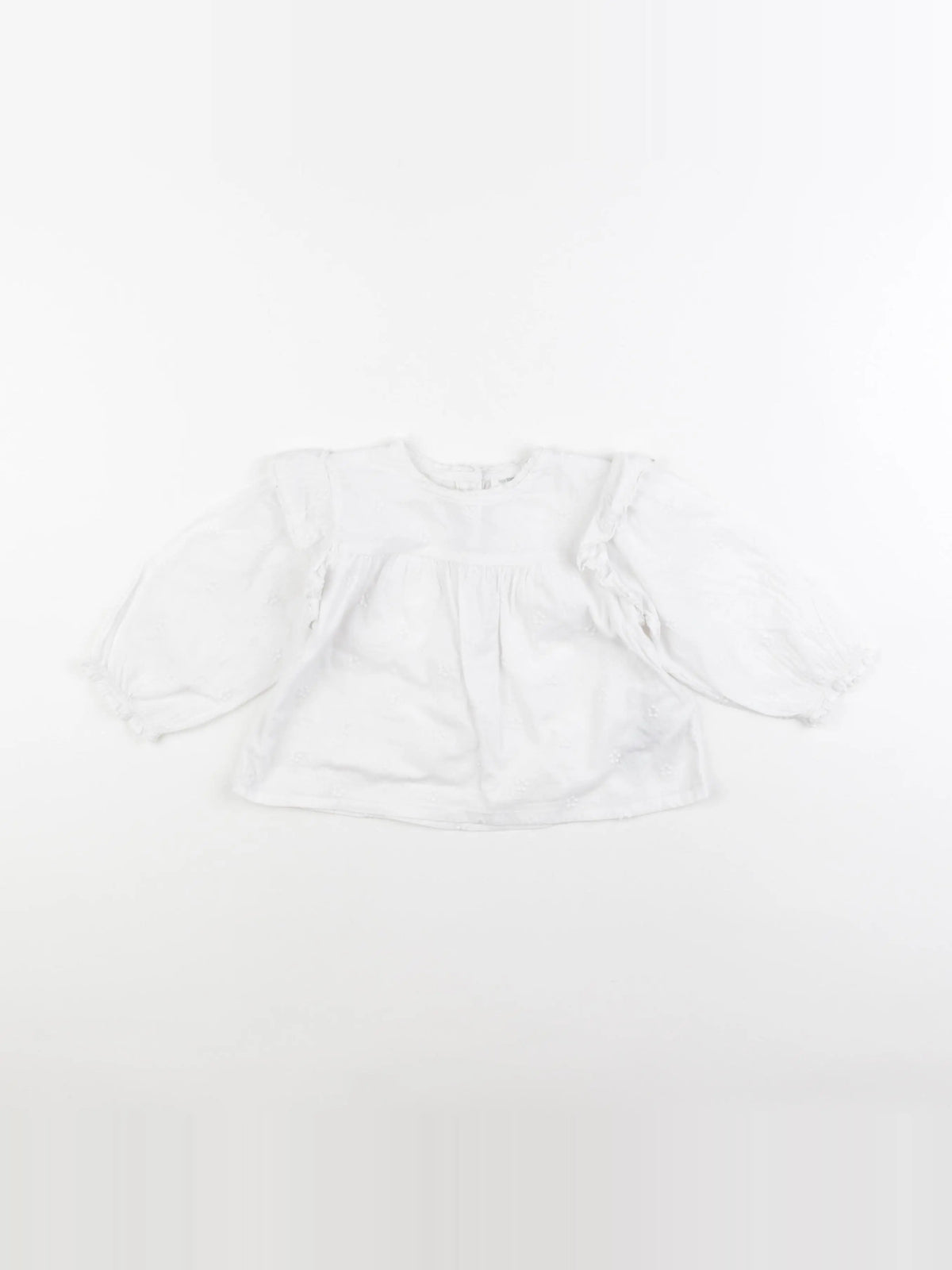 Vertbaudet - blouse blanc - 12 mois