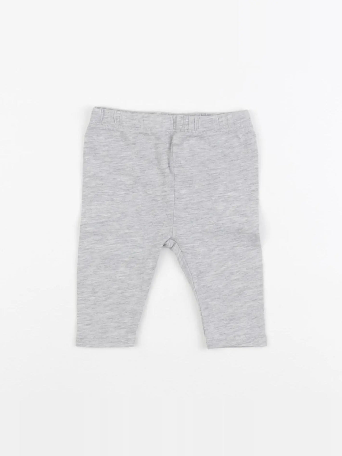 Vertbaudet - legging court gris - 6 mois