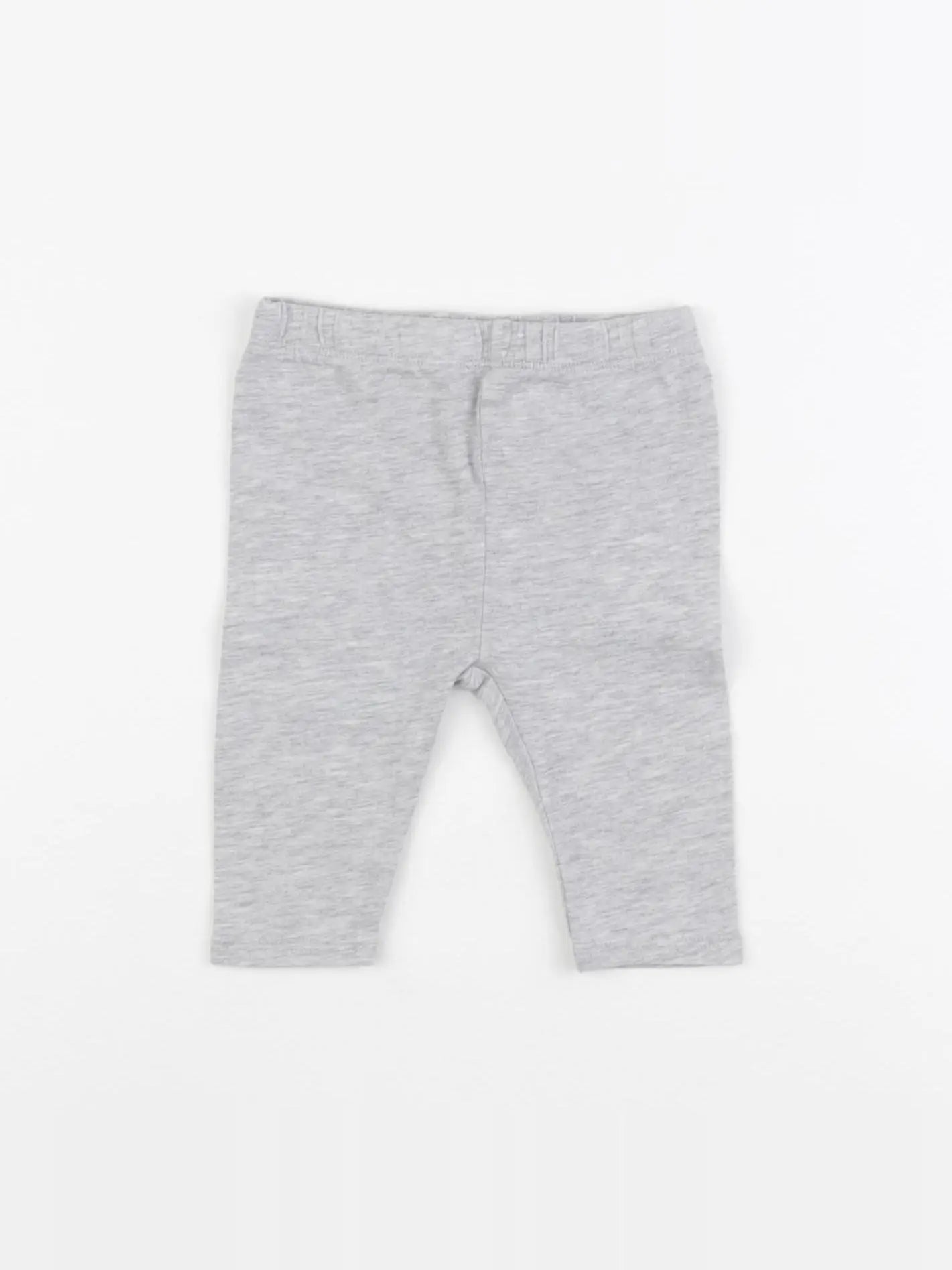Vertbaudet - legging court gris - 6 mois