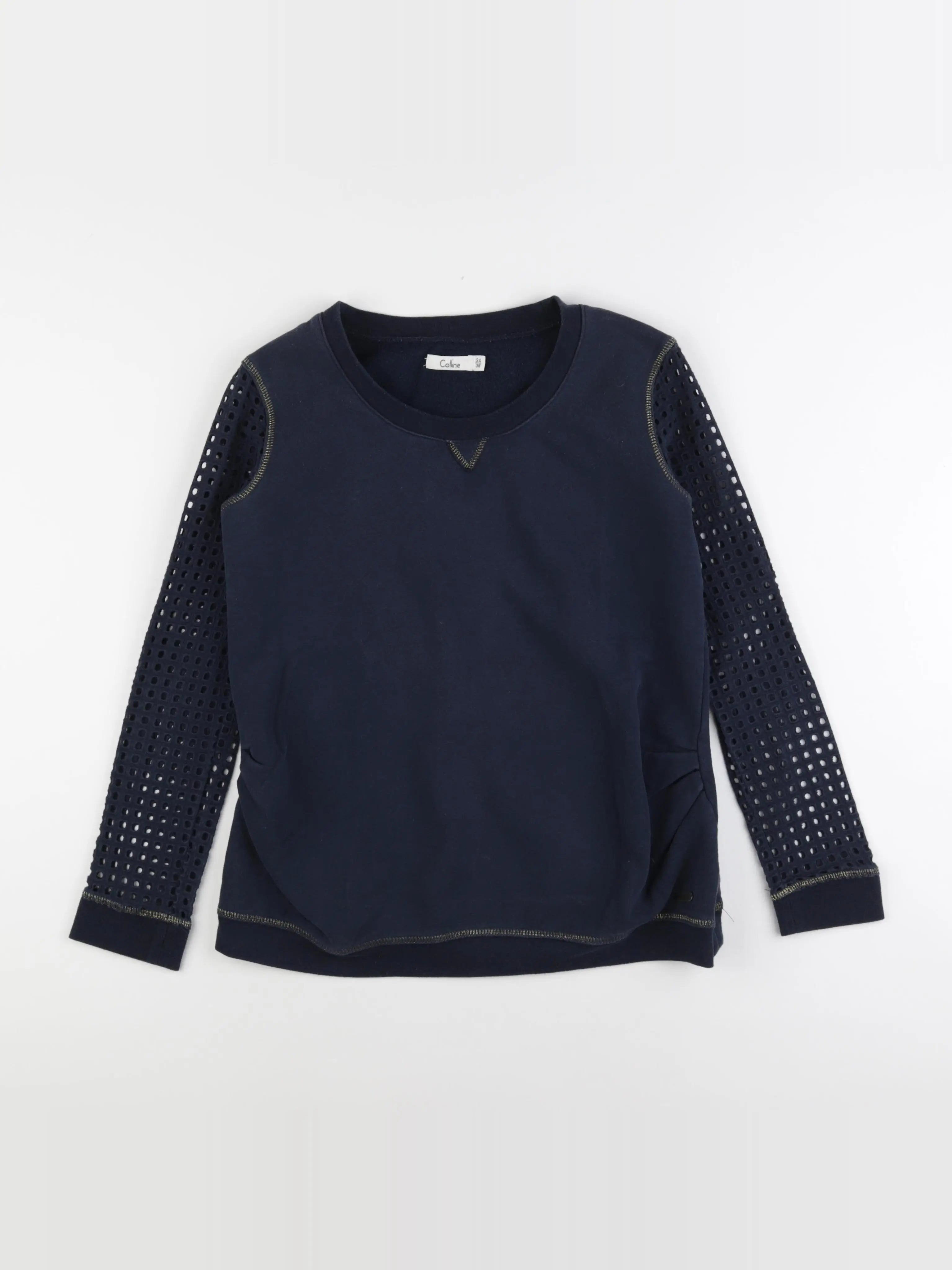 Vertbaudet - sweat grossesse bleu - 34 à 36