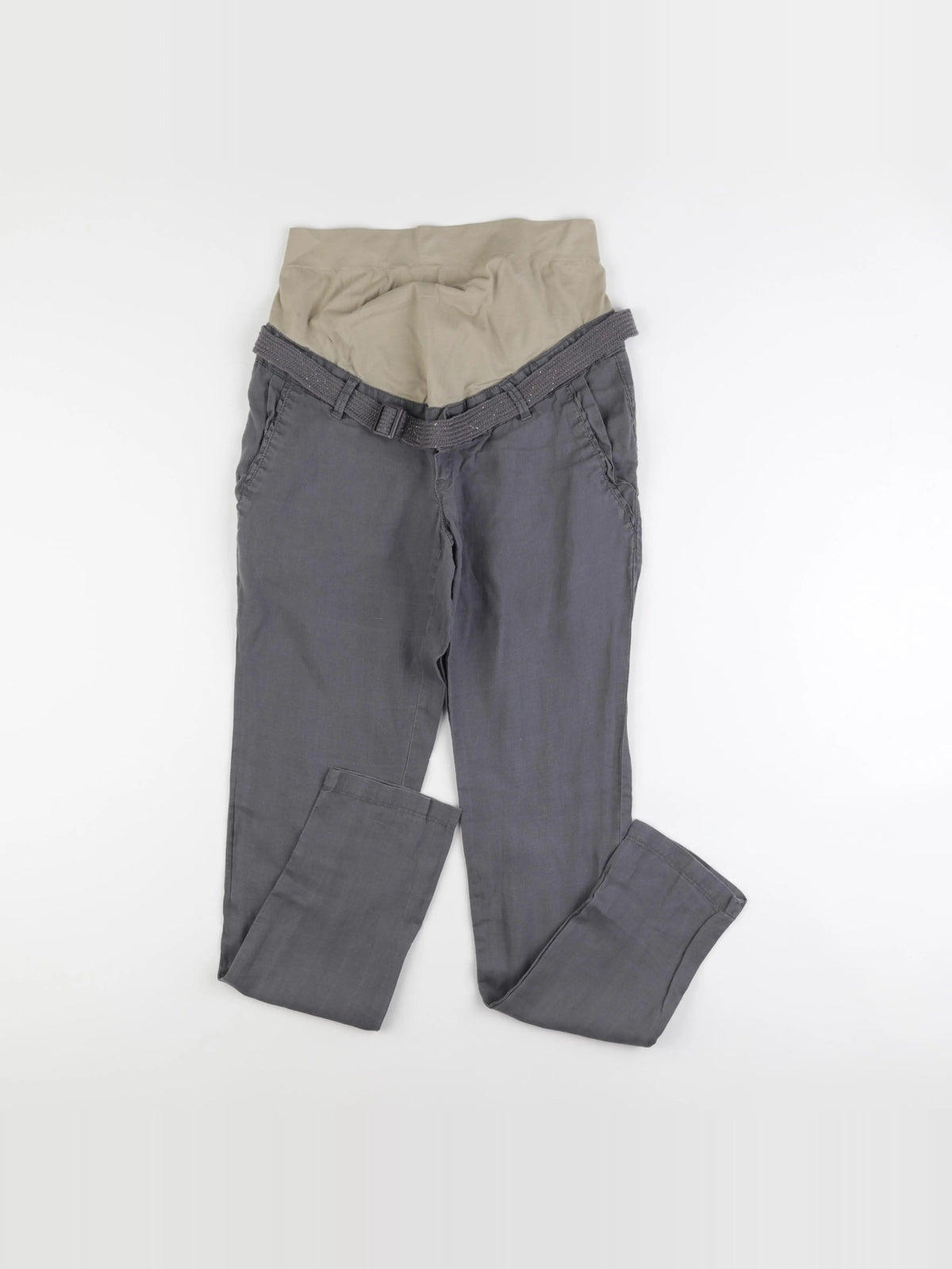 Vertbaudet - pantalon grossesse gris - 34