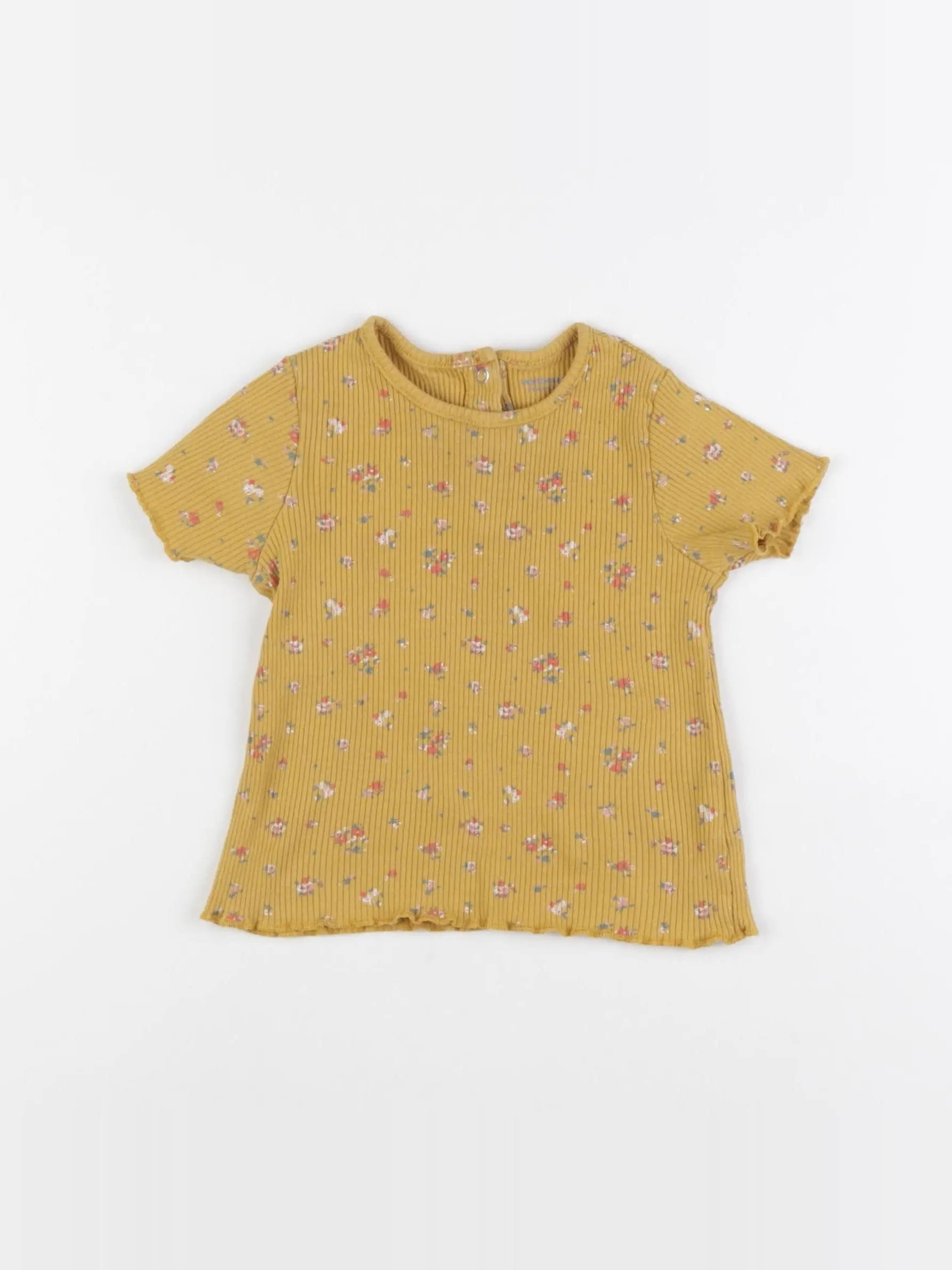 Vertbaudet - tee-shirt jaune - 24 mois