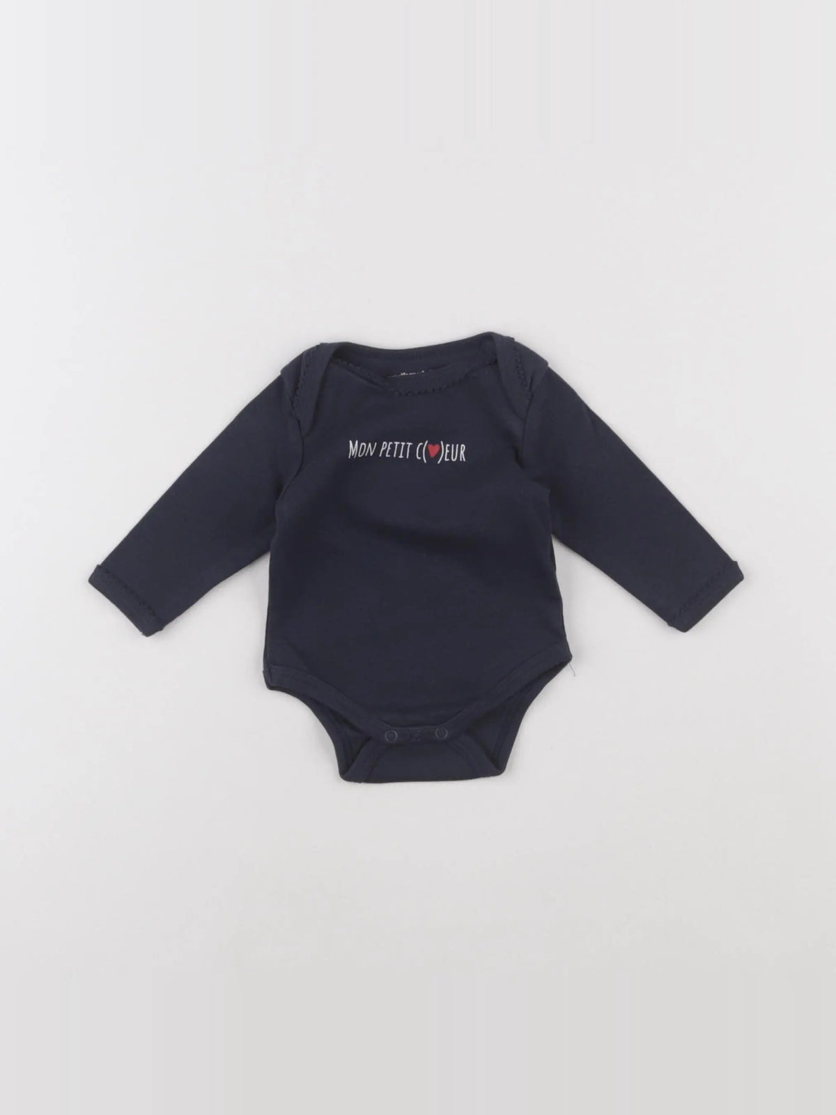 Vertbaudet - body bleu - 3 mois